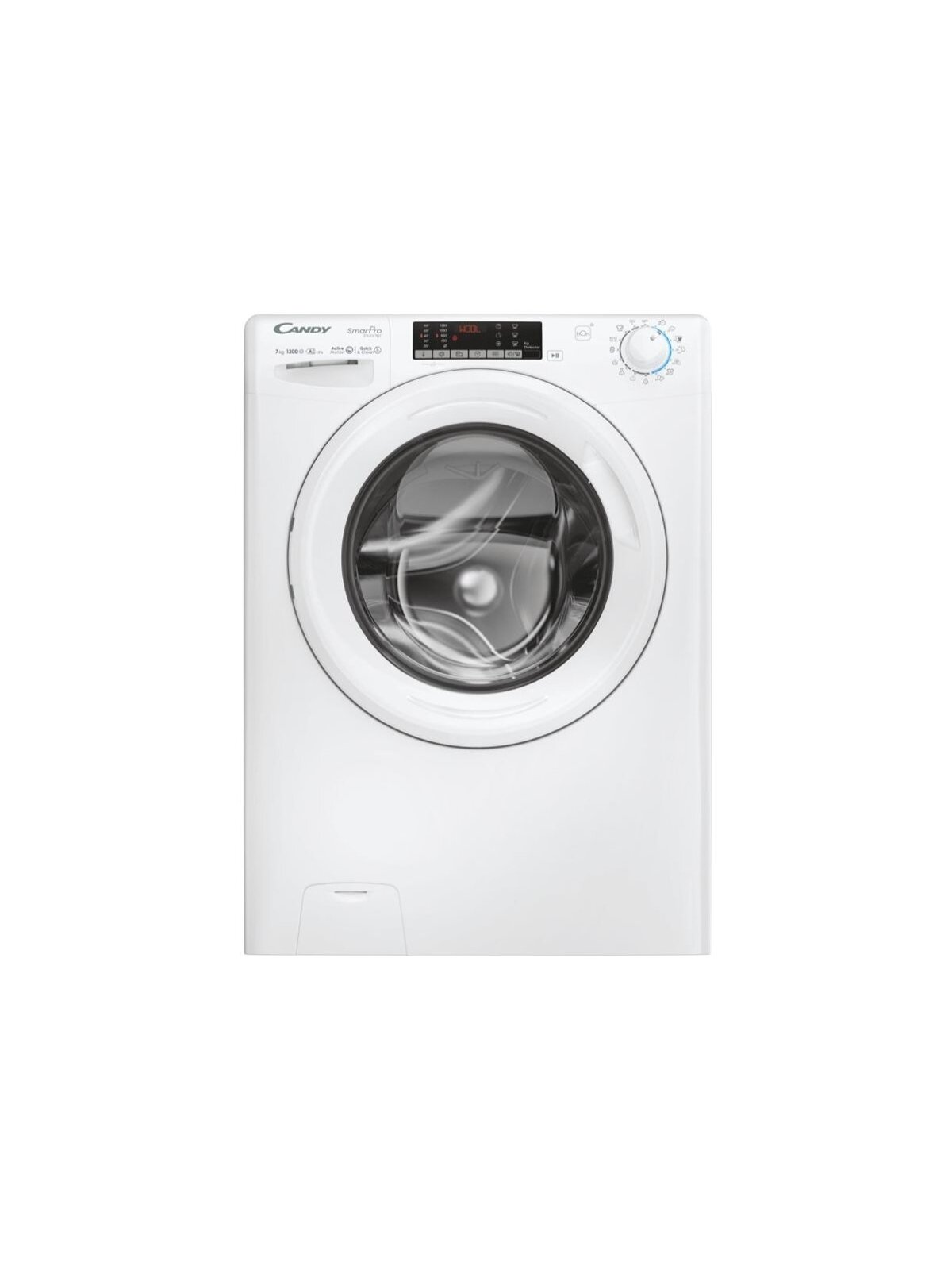 Candy Washing machine | CO4 374TWM6/1-S | Energy efficiency class A | Front loading | Washing capacity 7 kg | 1300 RPM | Depth 45.4 cm | Width 60 cm | Display | 4-digit | Direct drive | Wi-Fi | White Candy Washing machine | CO4 374TWM6/1-S | Energy efficiency class A | Front loading | Washing capacity 7 kg | 1300 RPM | Depth 45.4 cm | Width 60 cm | Display | 4-digit | Direct drive | Wi-Fi | White