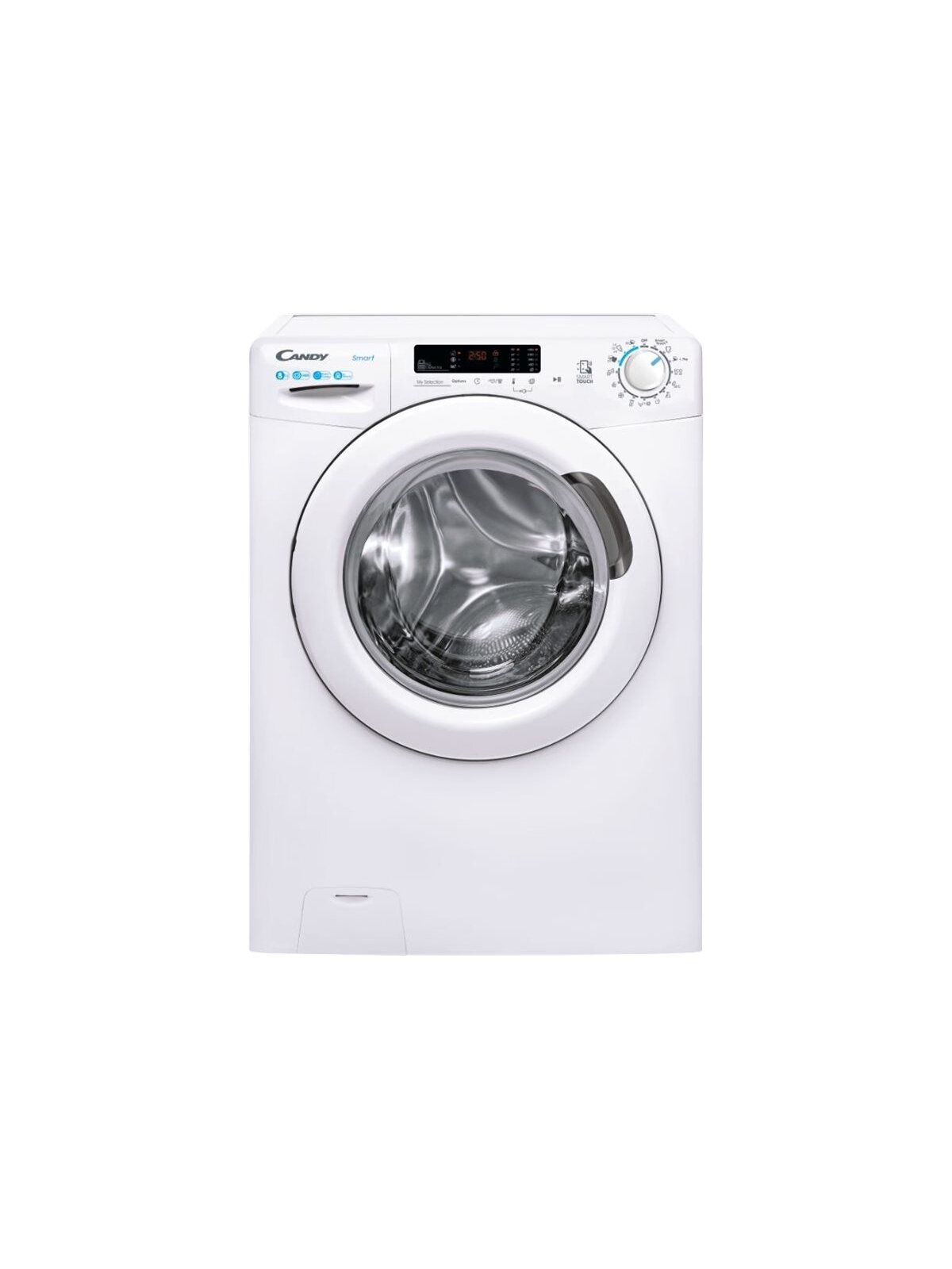 Candy | Washing Machine | CS1482DW4/1-S | Energy efficiency class B | Front loading | Washing capacity 8 kg | 1400 RPM | Depth 53 cm | Width 60 cm | Display | LCD | White
