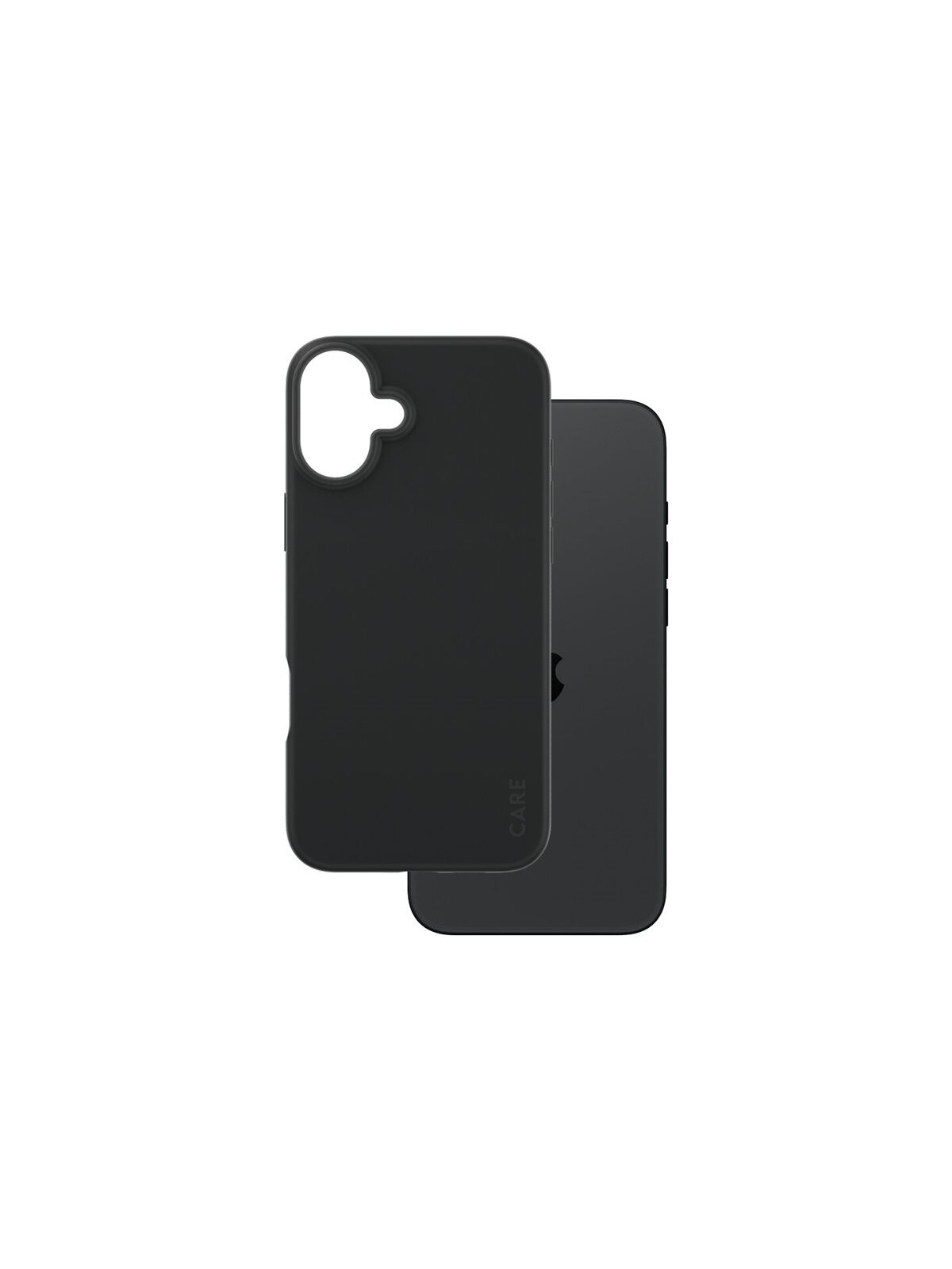 CARE by PanzerGlass Case Fashion | Back protection | Apple | iPhone 16 Plus | Recycled plastic | Black 1