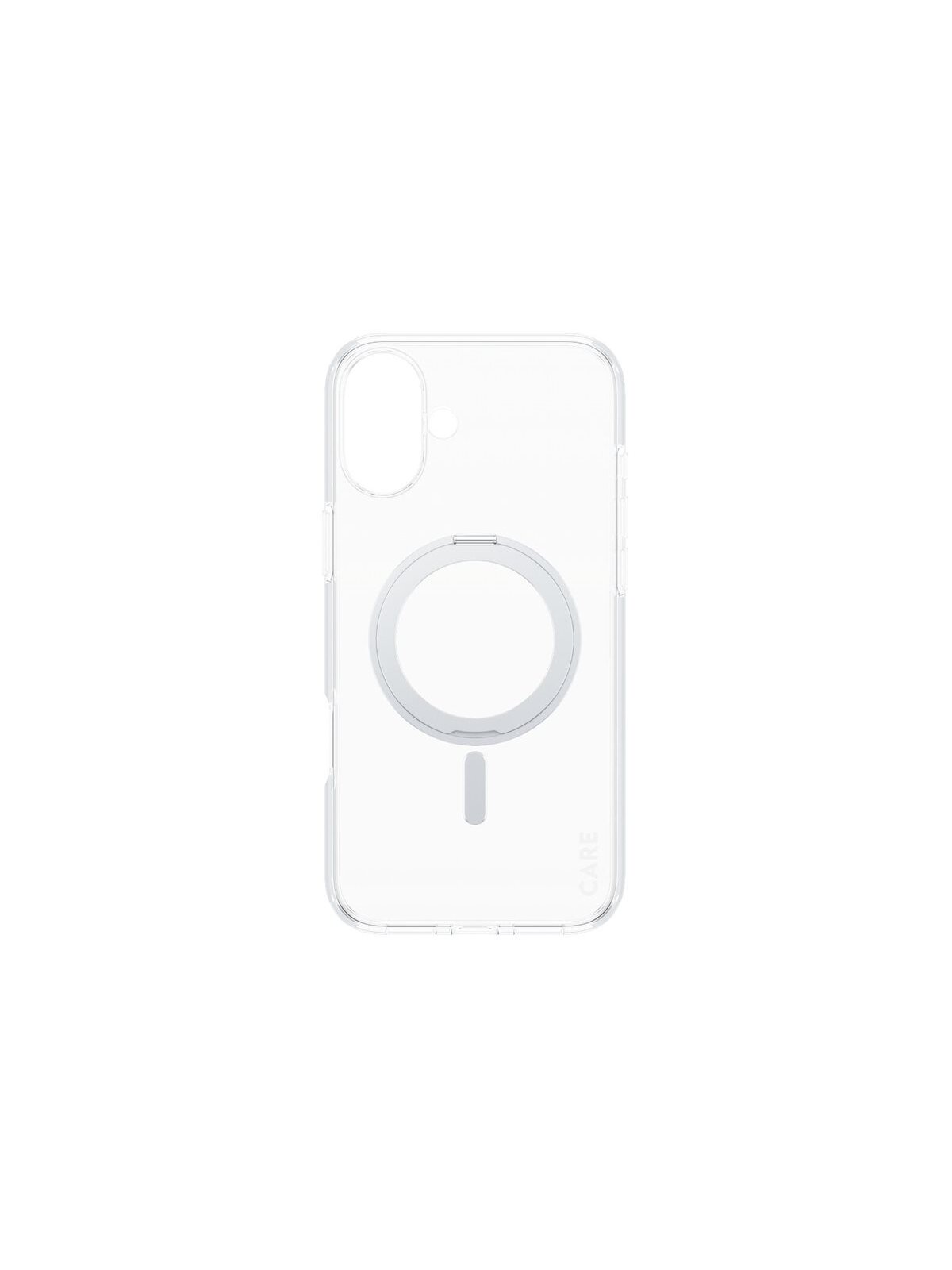 CARE by PanzerGlass Case Feature | Back protection | Apple | iPhone 16 Plus | Recycled plastic | Silver | Kickstand & MagSafe