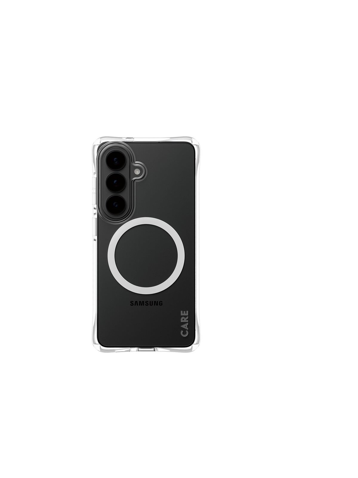 CARE by PanzerGlass Samba Case Transparent w. White Qi Samsung New Galaxy S26 | PanzerGlass 1 CARE by PanzerGlass Samba Case Transparent w. White Qi Samsung New Galaxy S26 | PanzerGlass 1