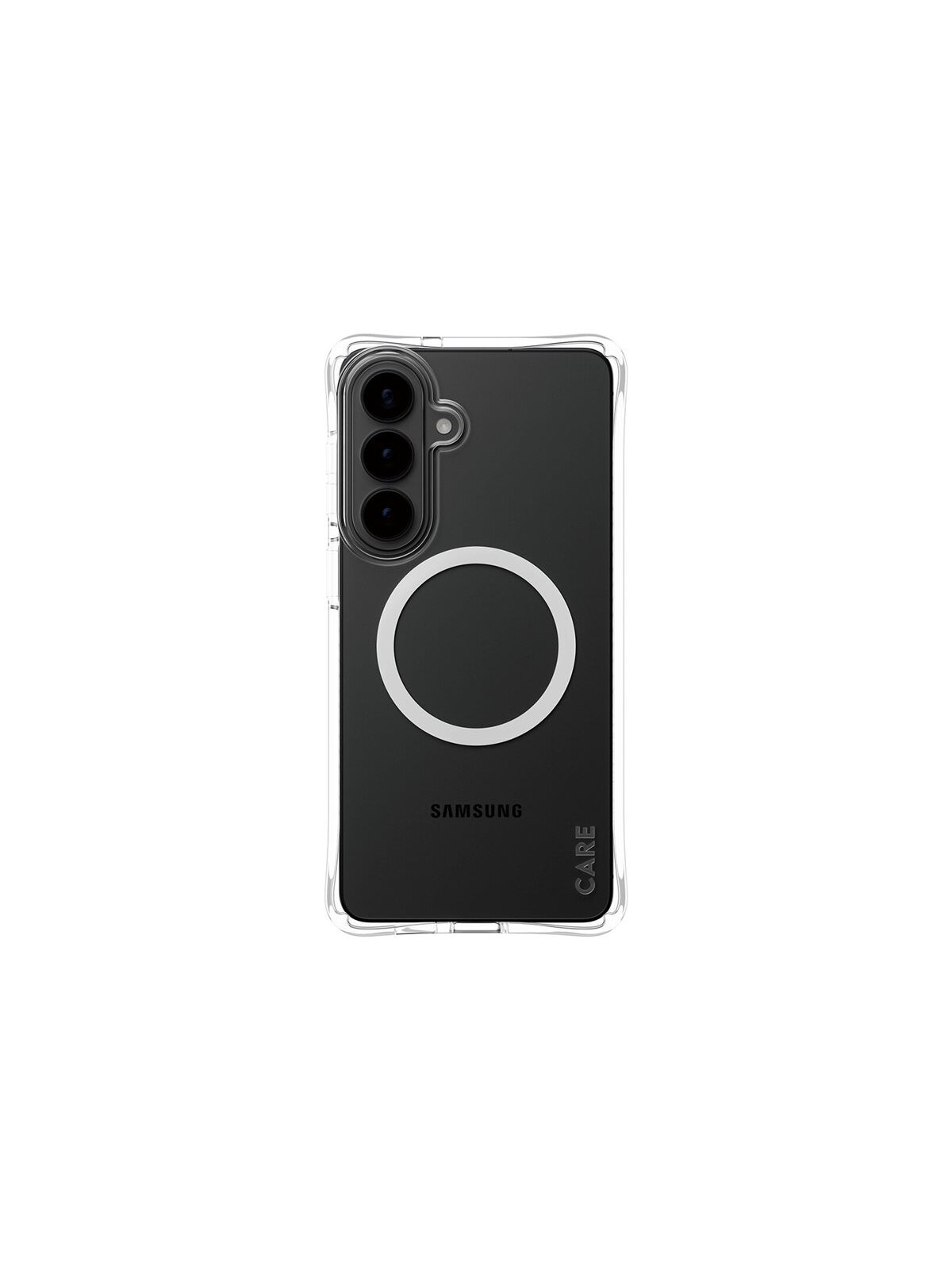 CARE by PanzerGlass Samba Case Transparent w. White Qi Samsung New Galaxy S26 Plus | PanzerGlass 1