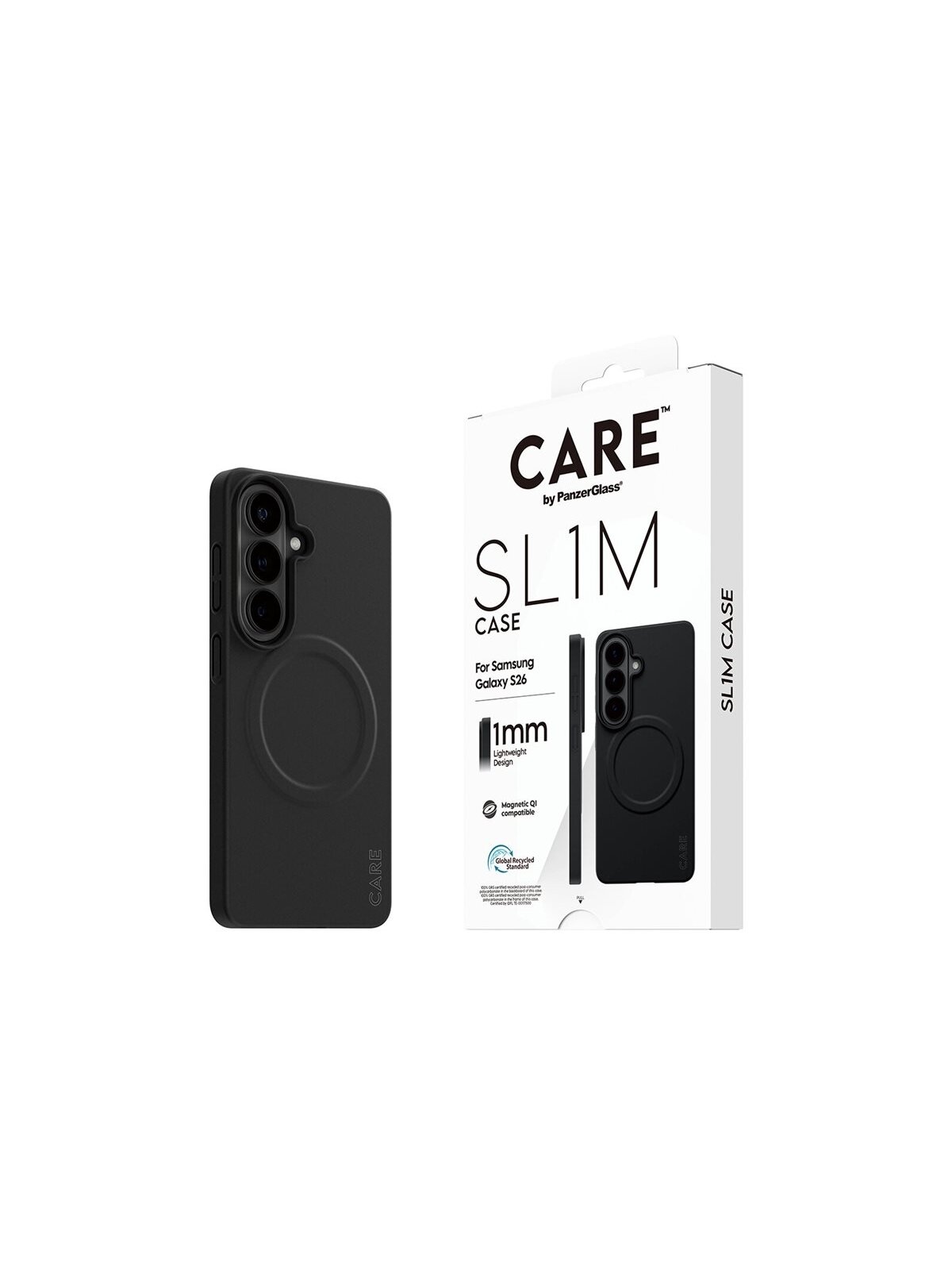 CARE by PanzerGlass SL1M Case Black Samsung new Galaxy S26 | PanzerGlass 1