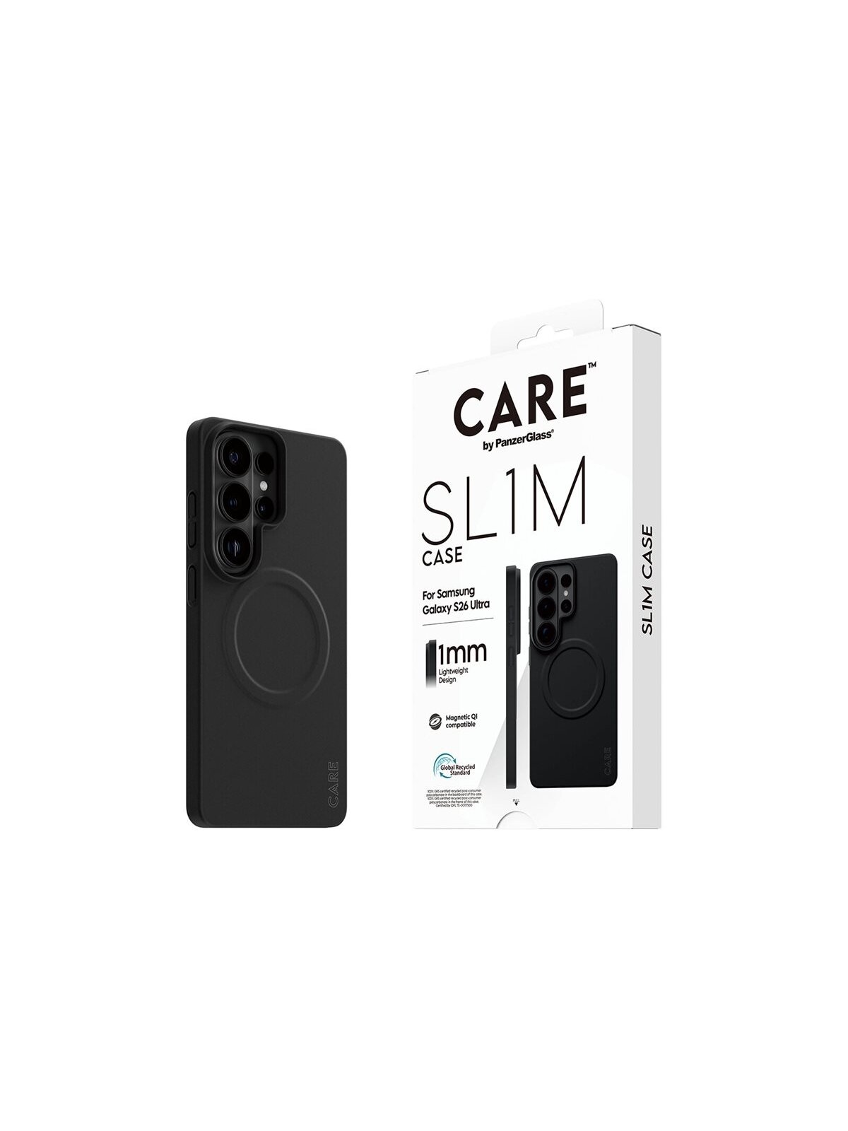 CARE by PanzerGlass SL1M Case Black Samsung new Galaxy S26 Ultra | PanzerGlass 1 CARE by PanzerGlass SL1M Case Black Samsung new Galaxy S26 Ultra | PanzerGlass 1