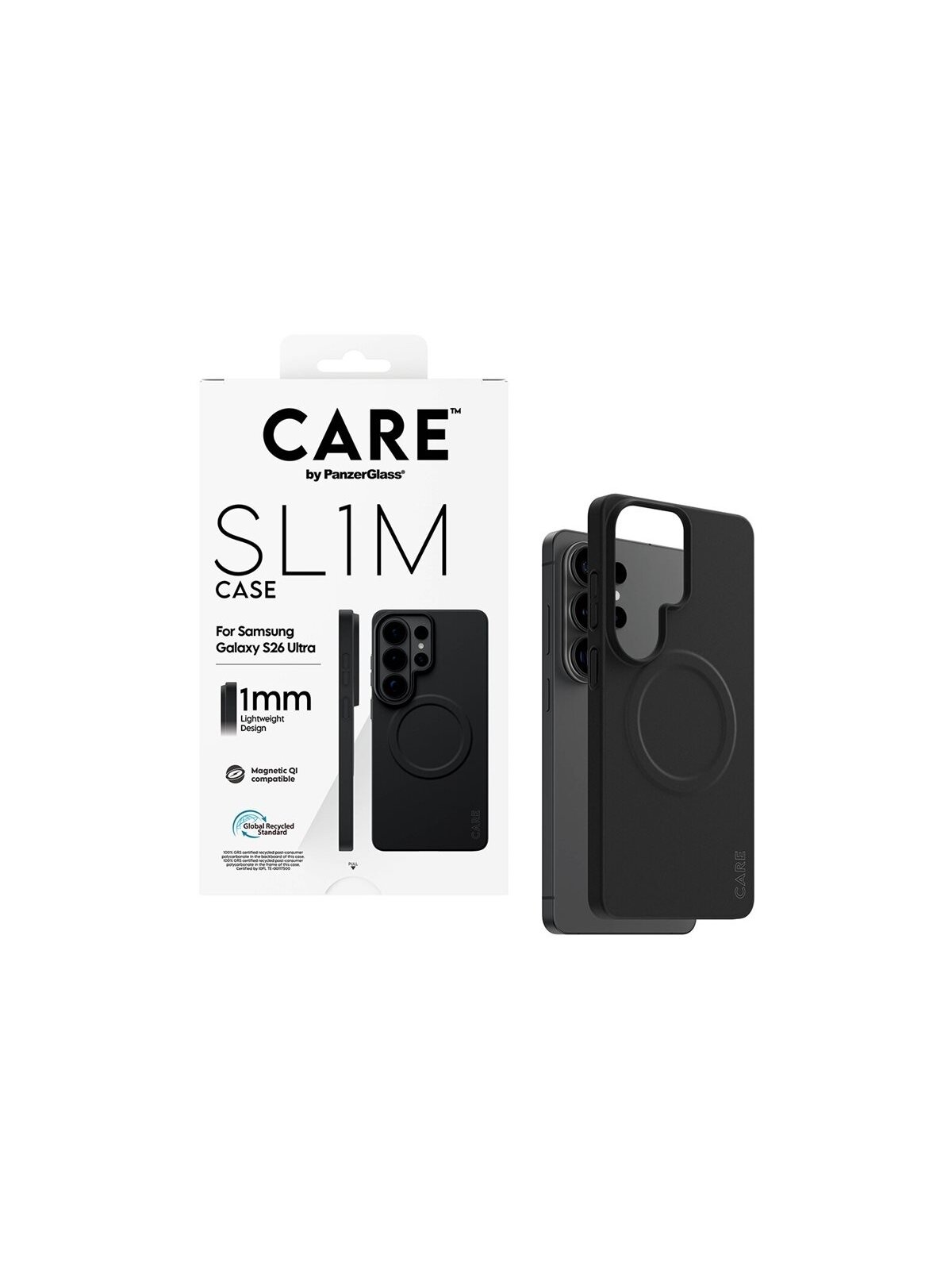 CARE by PanzerGlass SL1M Case Black Samsung new Galaxy S26 Ultra | PanzerGlass 2 CARE by PanzerGlass SL1M Case Black Samsung new Galaxy S26 Ultra | PanzerGlass 2