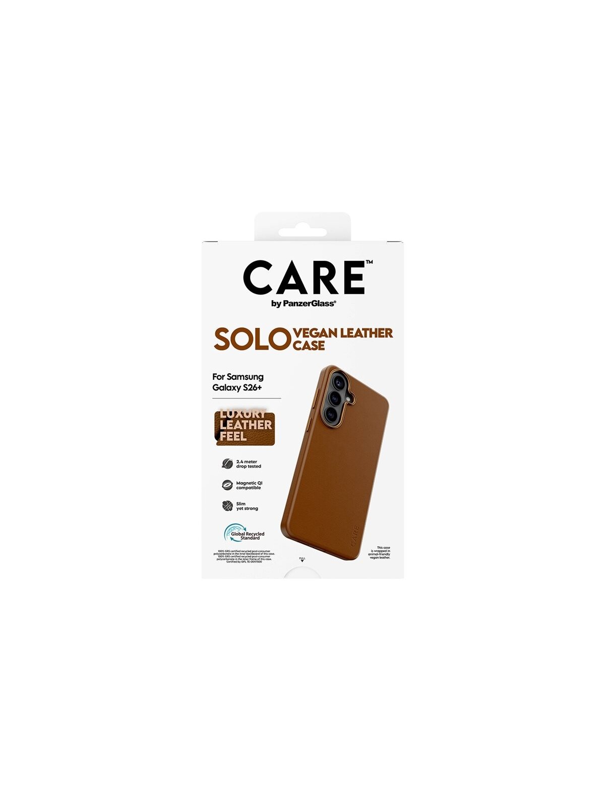 CARE by PanzerGlass Solo Case Brown Samsung New Galaxy S26 Plus | PanzerGlass 5