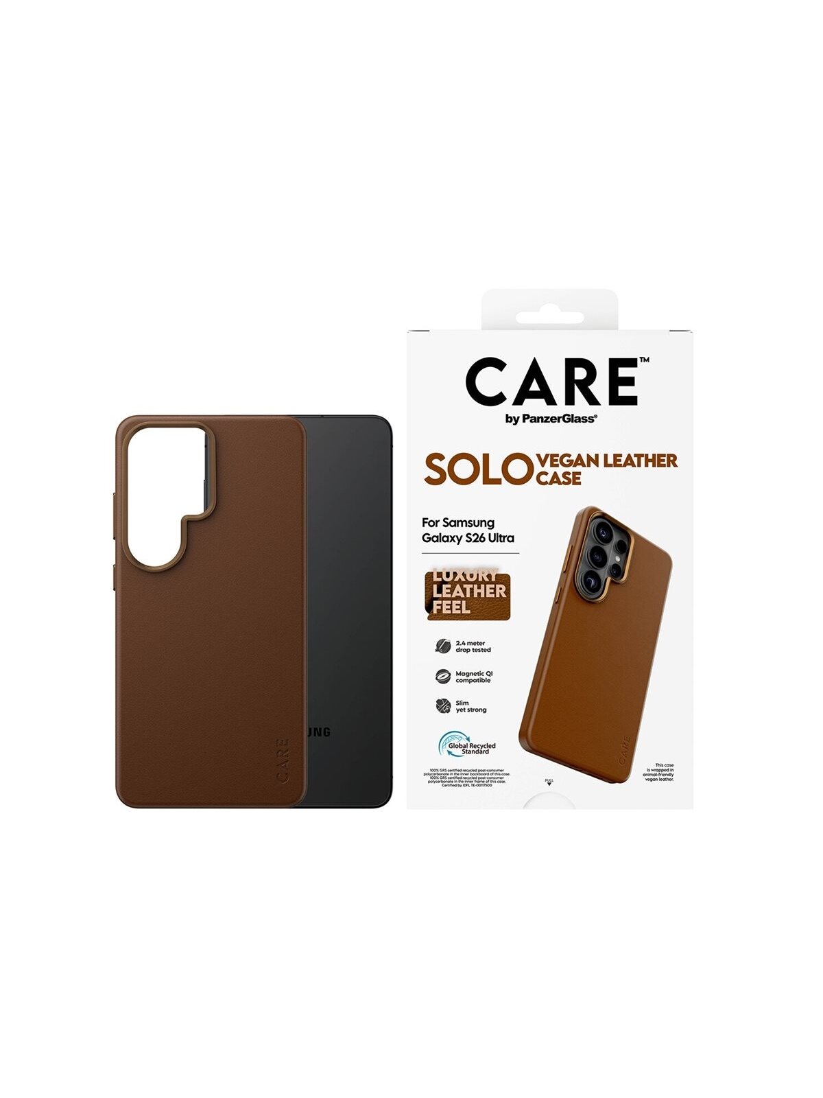 CARE by PanzerGlass Solo Case Brown Samsung New Galaxy S26 Ultra 4 CARE by PanzerGlass Solo Case Brown Samsung New Galaxy S26 Ultra 4