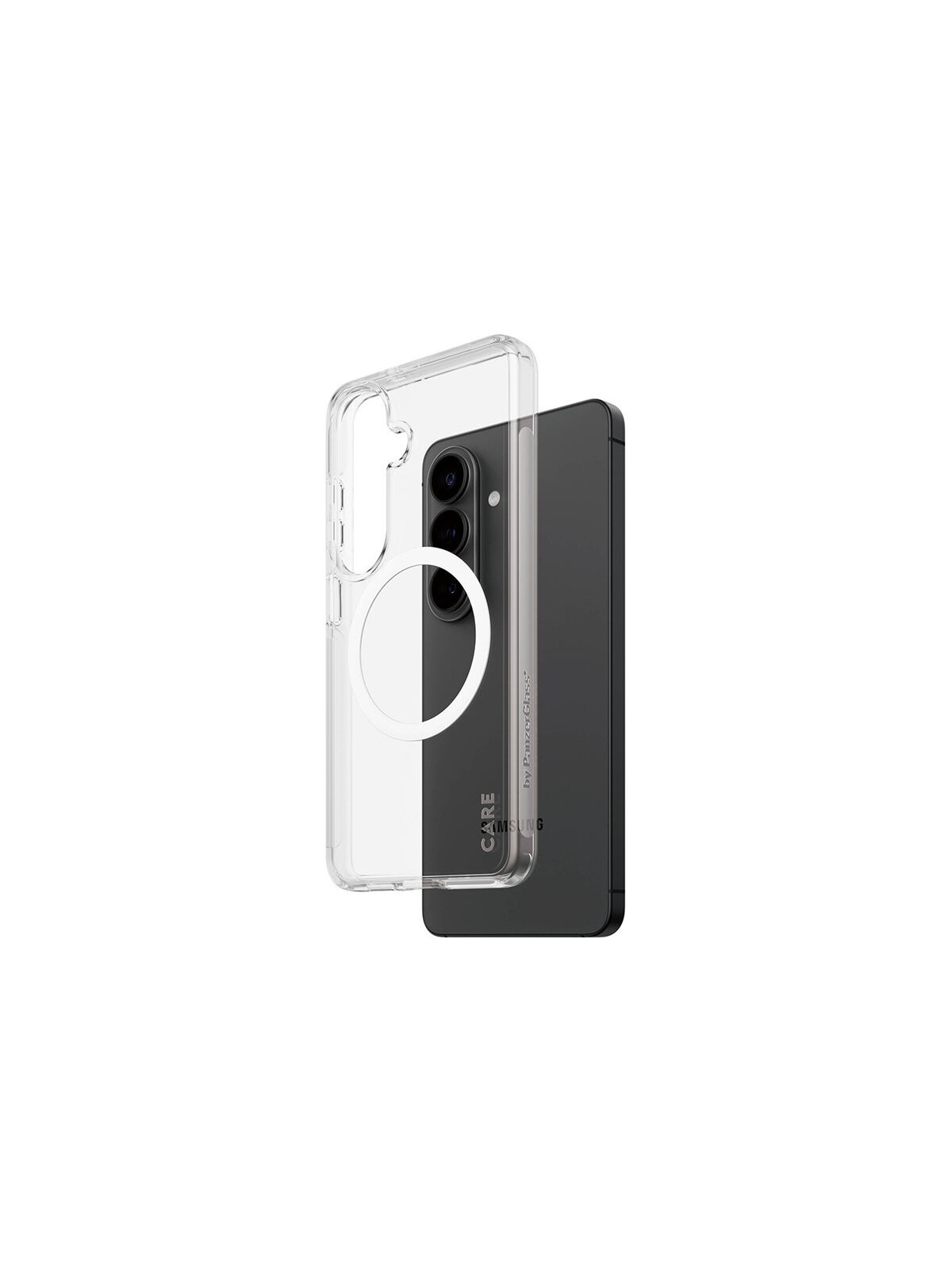 CARE by PanzerGlass Urban Explorer Case Transparent w. White Qi Samsung New Galaxy S26 | PanzerGlass