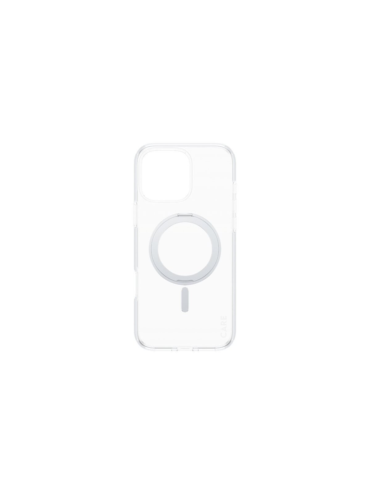 CARE Feature Case | Back cover | Apple | iPhone 16 Pro Max | Recycled plastic | Silver | Kickstand & MagSafe CARE Feature Case | Back cover | Apple | iPhone 16 Pro Max | Recycled plastic | Silver | Kickstand & MagSafe
