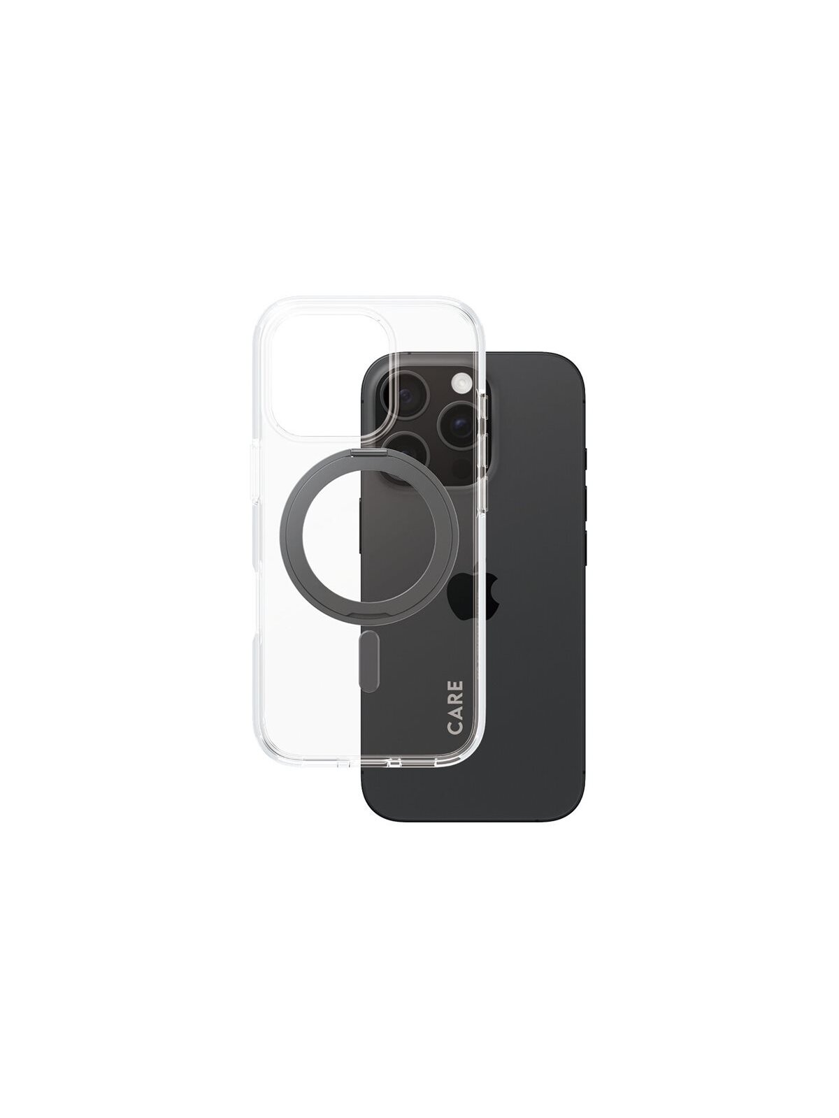 CARE Feature Case | Back cover | Apple | iPhone 16 Pro | Recycled plastic | Transparent | MagSafe 1 CARE Feature Case | Back cover | Apple | iPhone 16 Pro | Recycled plastic | Transparent | MagSafe 1