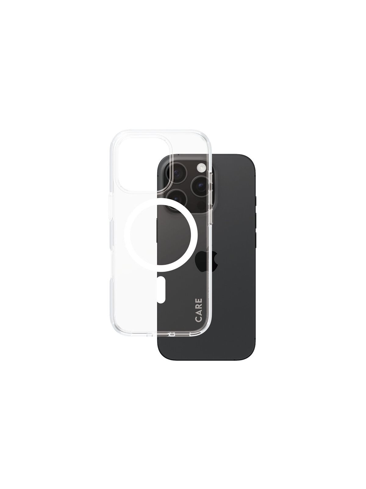 CARE Flagship Case | Back cover | Apple | iPhone 16 PRO | Recycled plastic | White | MagSafe 1 CARE Flagship Case | Back cover | Apple | iPhone 16 PRO | Recycled plastic | White | MagSafe 1