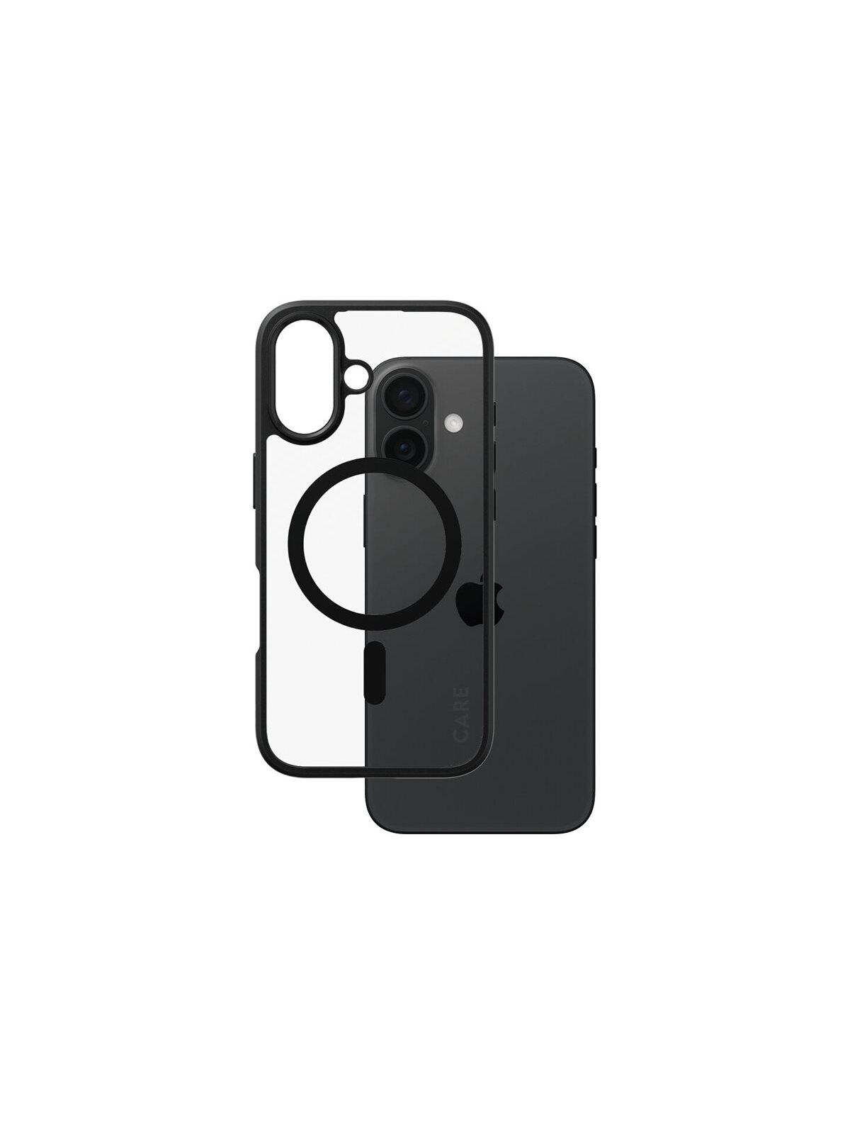 CARE Flagship Case | Back cover | Apple | iPhone 16 | Recycled plastic | Black | MagSafe 2 CARE Flagship Case | Back cover | Apple | iPhone 16 | Recycled plastic | Black | MagSafe 2