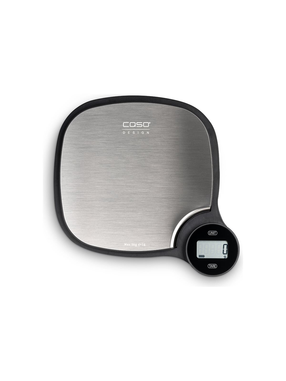 Caso | Kitchen EcoMaster Scales | Maximum weight (capacity) 5 kg | Graduation 1 g | Stainless Steel Caso | Kitchen EcoMaster Scales | Maximum weight (capacity) 5 kg | Graduation 1 g | Stainless Steel