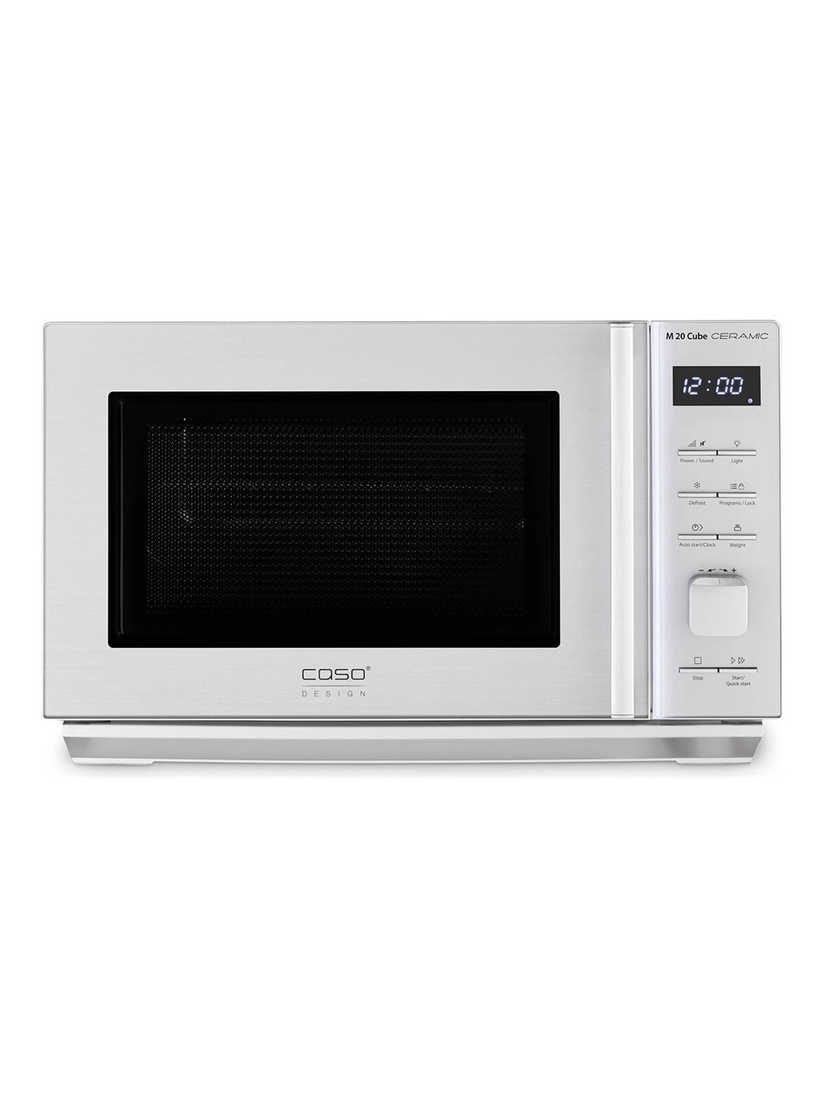 Caso | Microwave Oven | M 20 Cube | Free standing | 800 W | Silver Caso | Microwave Oven | M 20 Cube | Free standing | 800 W | Silver