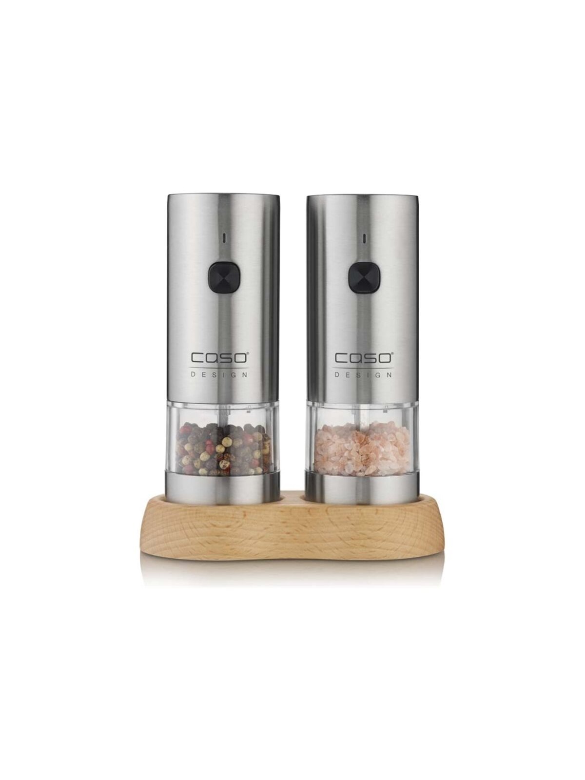 Caso Salt and Pepper Grinder | SpiceDuo | Electric | Housing material Stainless steel | Lithium