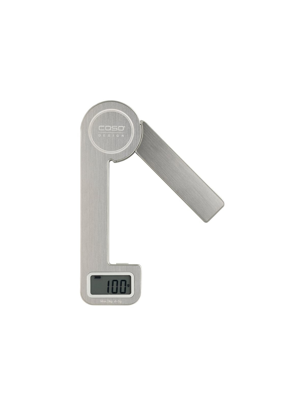 Caso | Scales | KitchenEcostyle | Maximum weight (capacity) 5 kg | Graduation 1 g | Display type LCD | Stainless steel 1 Caso | Scales | KitchenEcostyle | Maximum weight (capacity) 5 kg | Graduation 1 g | Display type LCD | Stainless steel 1