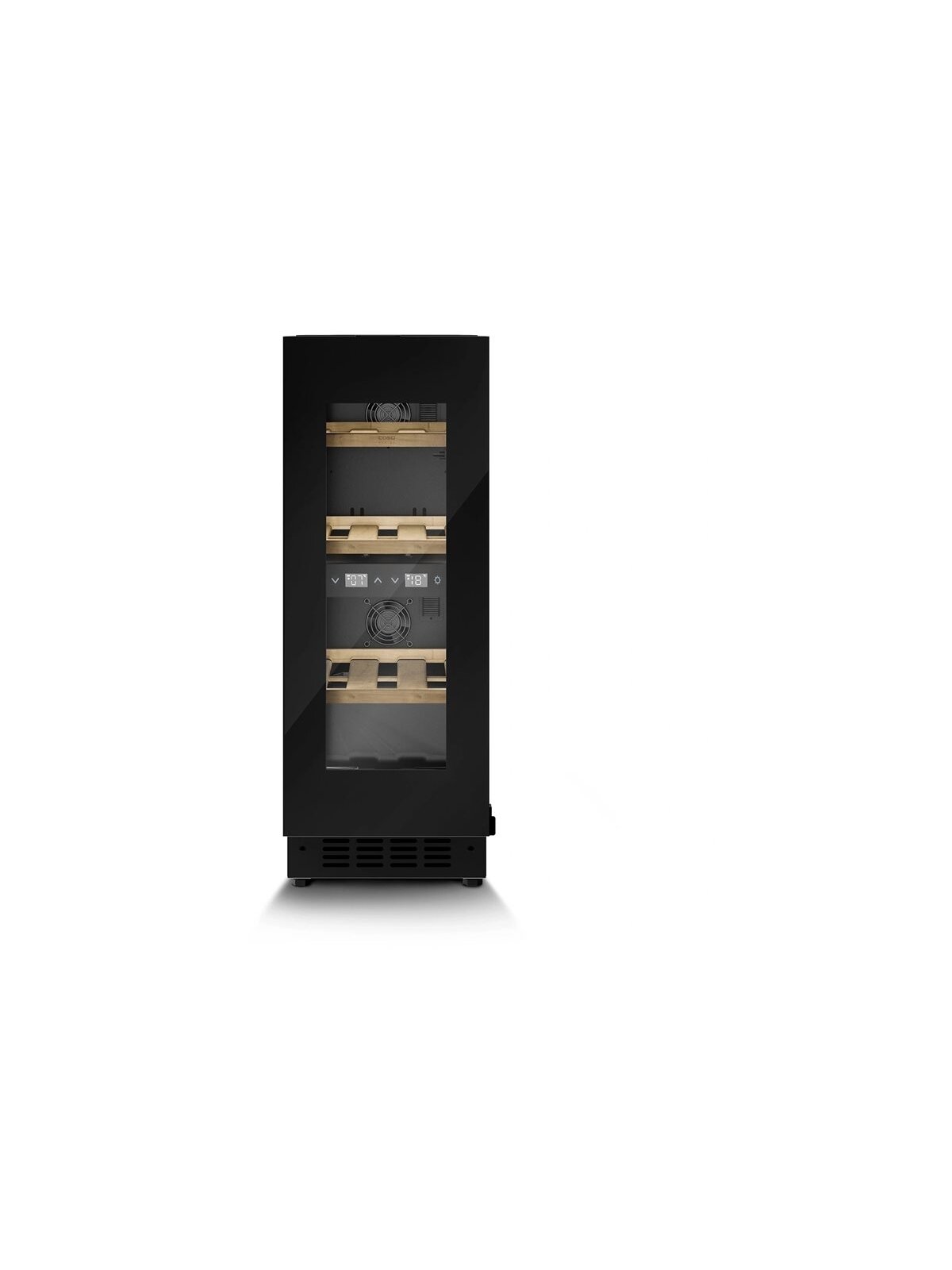 Caso Wine cooler | WineDeluxe WDU 18 | Energy efficiency class F | Built-in | Bottles capacity 18 | Black 1 Caso Wine cooler | WineDeluxe WDU 18 | Energy efficiency class F | Built-in | Bottles capacity 18 | Black 1