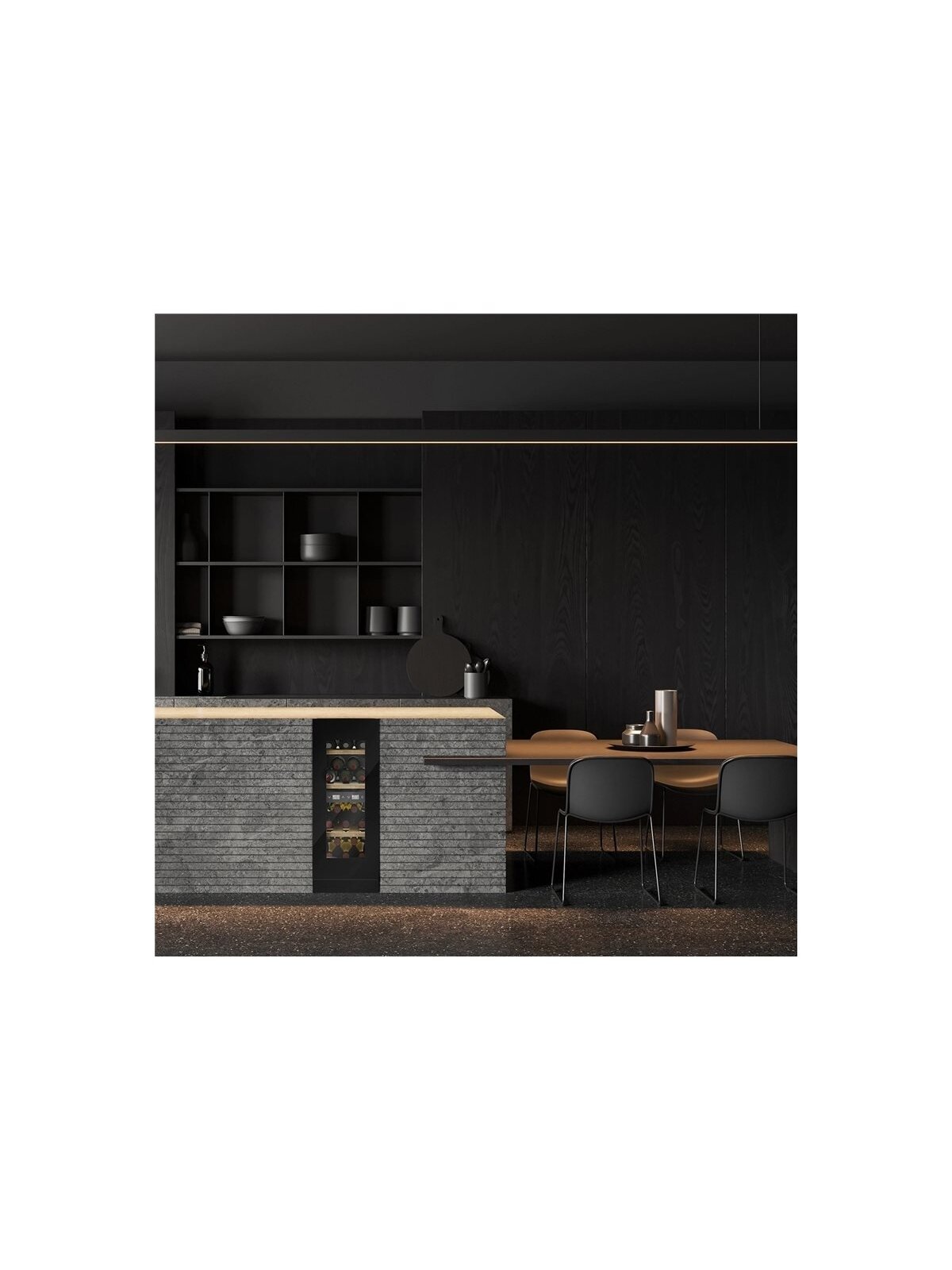 Caso Wine cooler | WineDeluxe WDU 18 | Energy efficiency class F | Built-in | Bottles capacity 18 | Black 4 Caso Wine cooler | WineDeluxe WDU 18 | Energy efficiency class F | Built-in | Bottles capacity 18 | Black 4