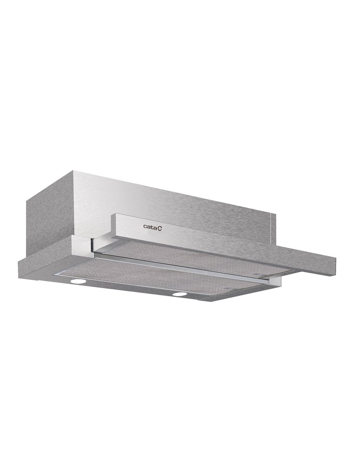 CATA Hood | EXTENDER 600 | Telescopic | Energy efficiency class C | Width 60 cm | 390 m³/h | Mechanical | ECOLED | Stainless Steel