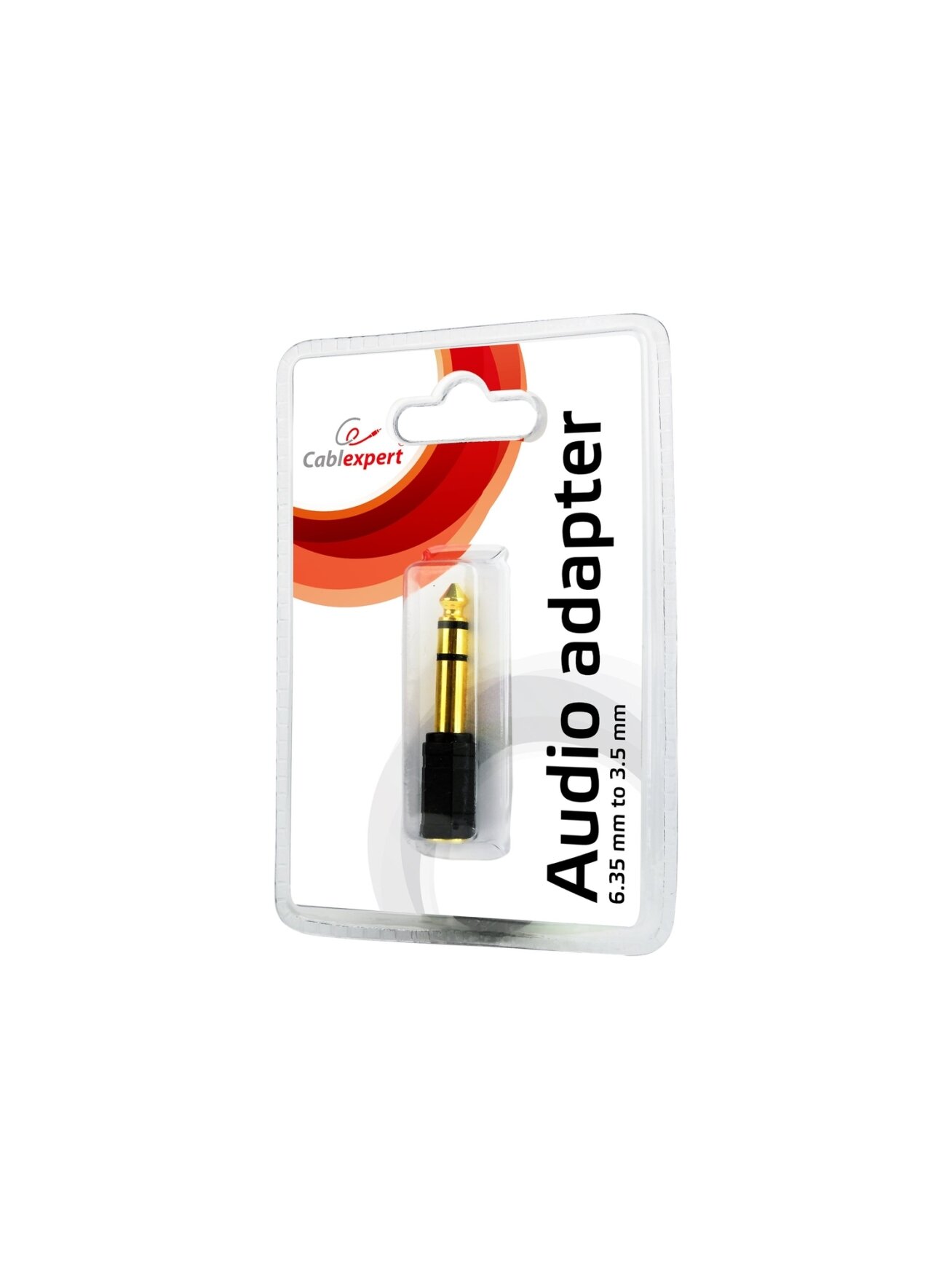 Cablexpert | 6.35 mm to 3.5 mm stereo audio adapter plug | A-6.35M-3.5F | 6.35 mm (M) | 3.5 mm (F) 3 Cablexpert | 6.35 mm to 3.5 mm stereo audio adapter plug | A-6.35M-3.5F | 6.35 mm (M) | 3.5 mm (F) 3