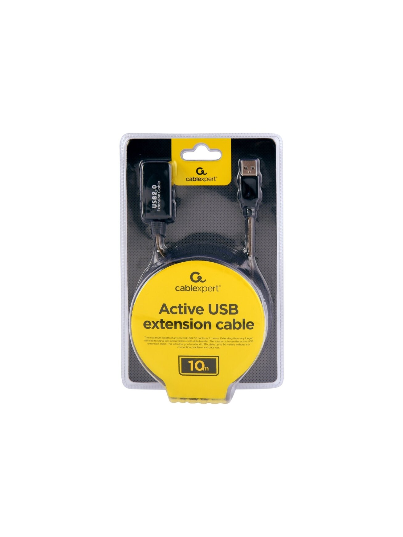 Cablexpert | Active USB 2.0 extension cable UAE-01-10M | USB-A to USB-A USB | USB 2.0 female (type A) 2 Cablexpert | Active USB 2.0 extension cable UAE-01-10M | USB-A to USB-A USB | USB 2.0 female (type A) 2