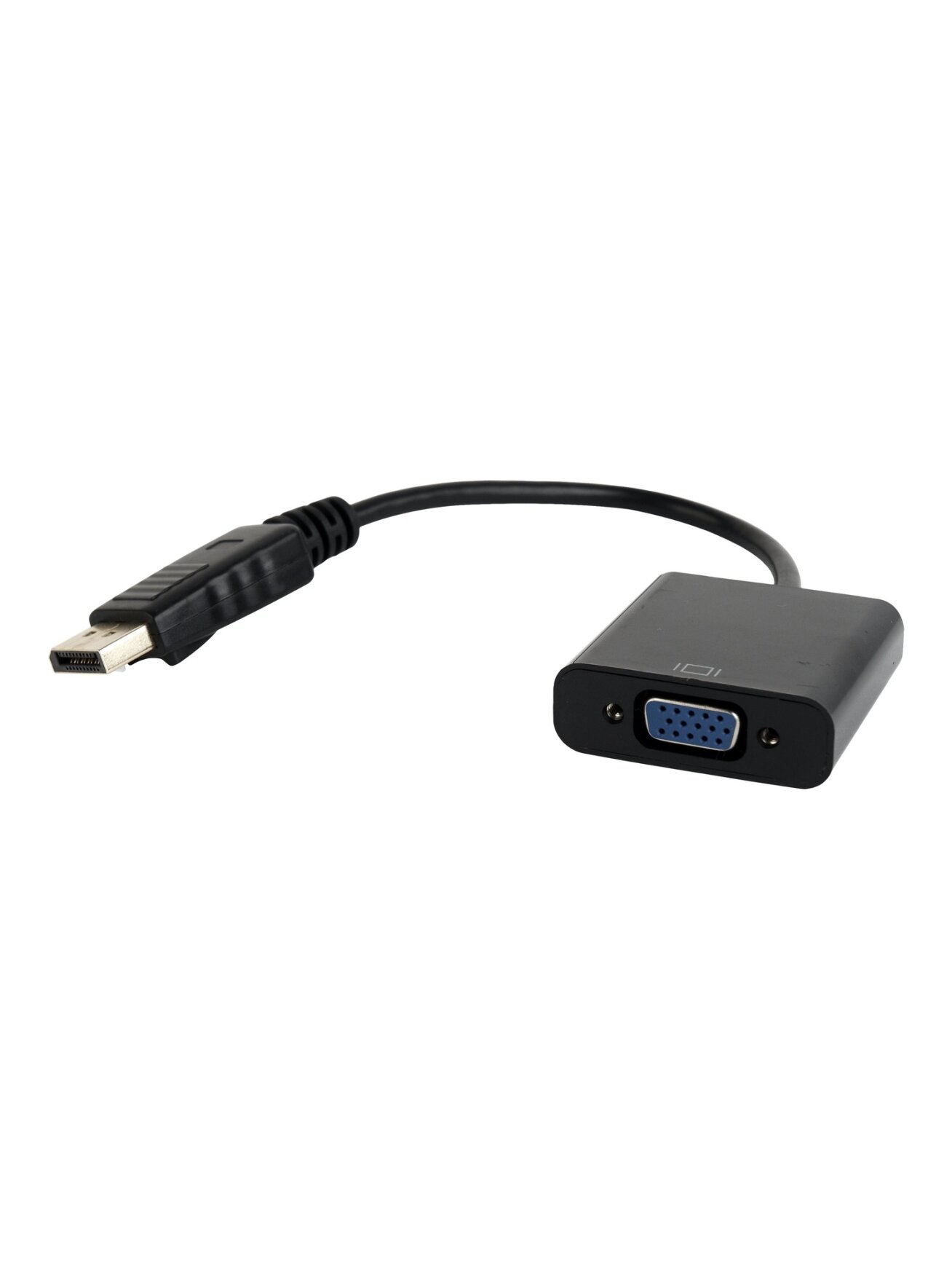 Cablexpert DisplayPort to VGA adapter cable, Black | Cablexpert Cablexpert DisplayPort to VGA adapter cable, Black | Cablexpert