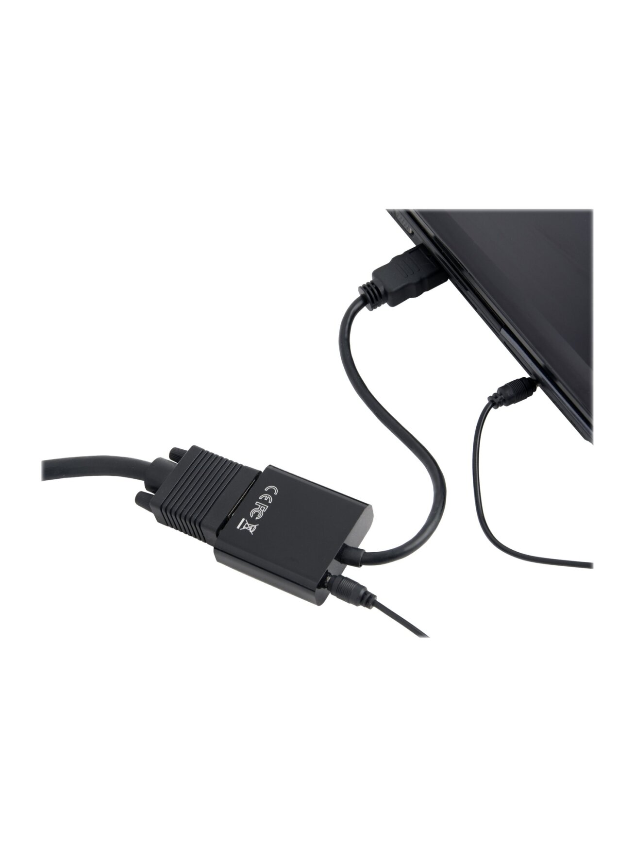 Cablexpert | HDMI to VGA and audio adapter cable 1