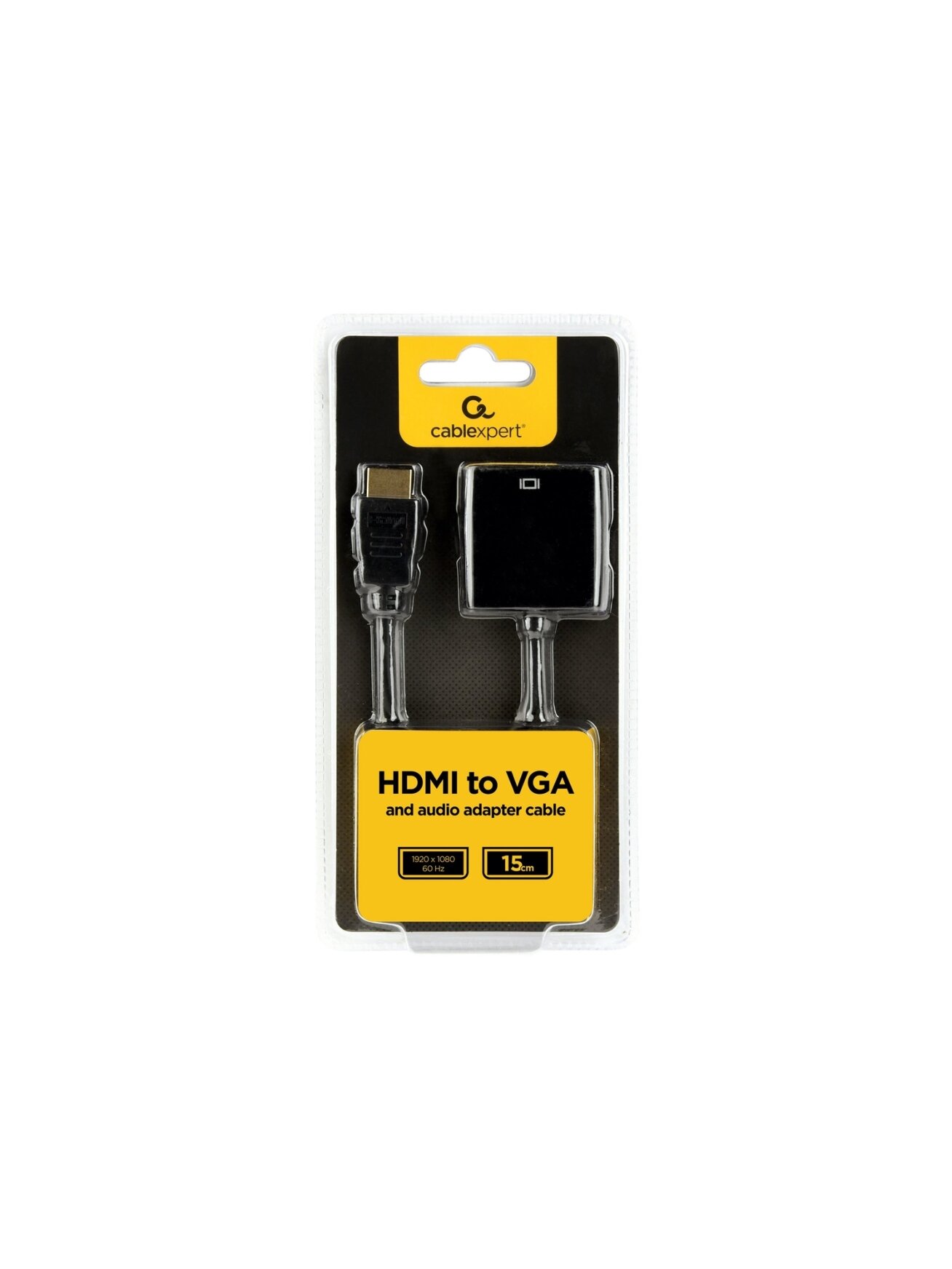 Cablexpert | HDMI to VGA and audio adapter cable 3