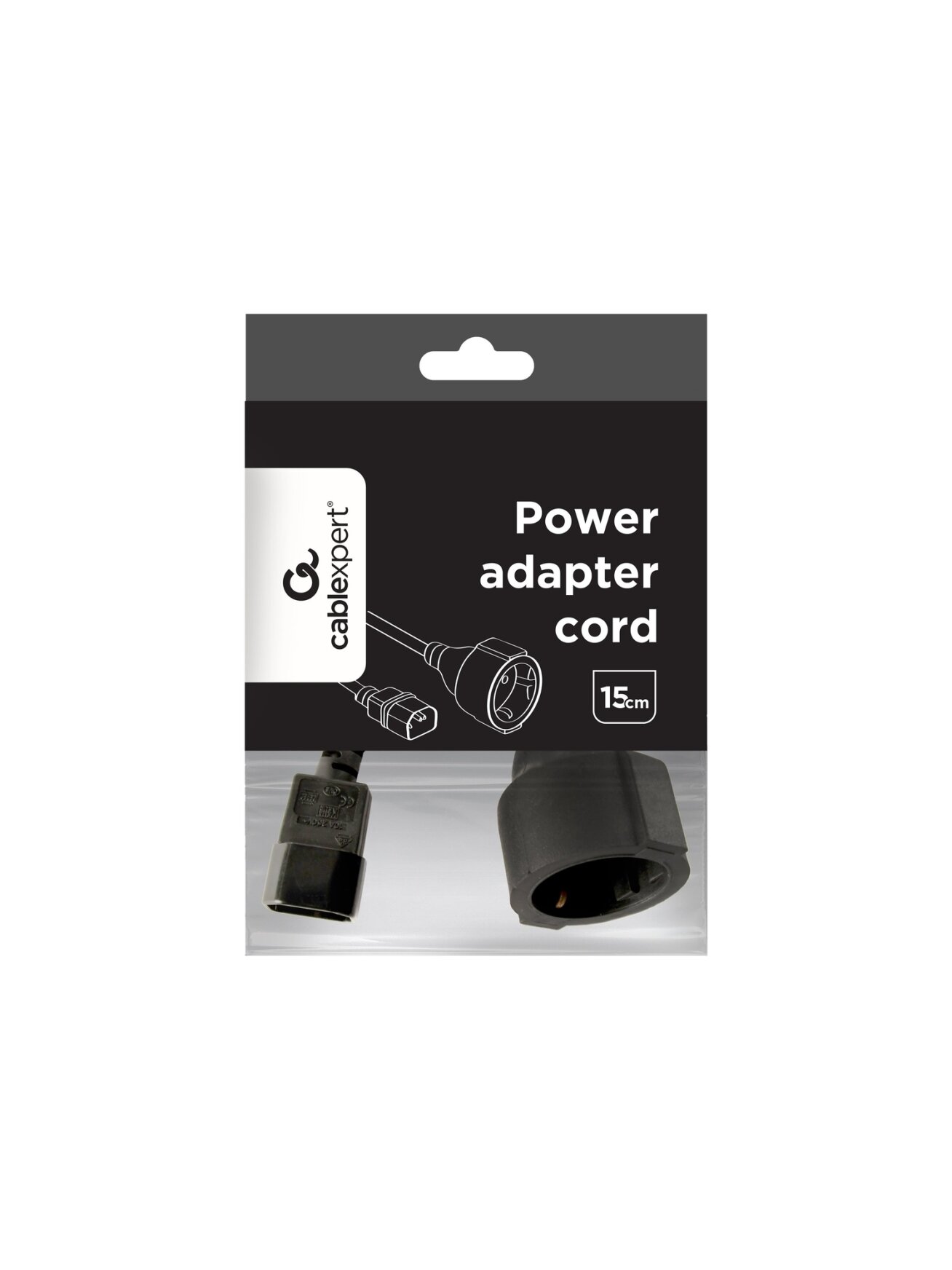 Cablexpert | Power adapter cord | PC-SFC14M-01 | 0.15 m 4 Cablexpert | Power adapter cord | PC-SFC14M-01 | 0.15 m 4