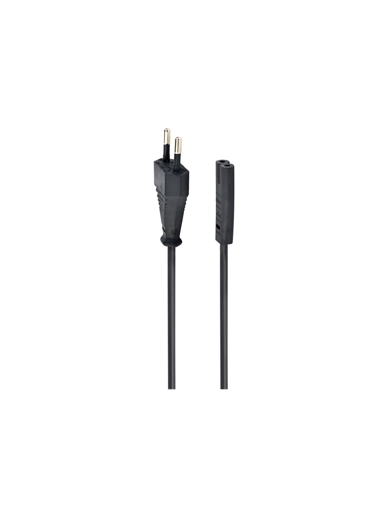Cablexpert | Power cord (C7), VDE approved | PC-184-075-1.8M | Black | CEE 7/16 to C7 2 Cablexpert | Power cord (C7), VDE approved | PC-184-075-1.8M | Black | CEE 7/16 to C7 2