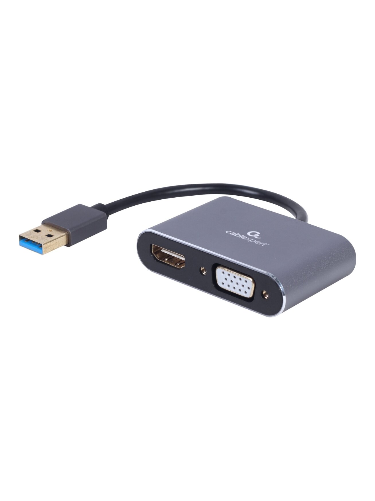 Cablexpert | USB display adapter | A-USB3-HDMIVGA-01 | USB 3.0 Type-A | 0.15 m Cablexpert | USB display adapter | A-USB3-HDMIVGA-01 | USB 3.0 Type-A | 0.15 m
