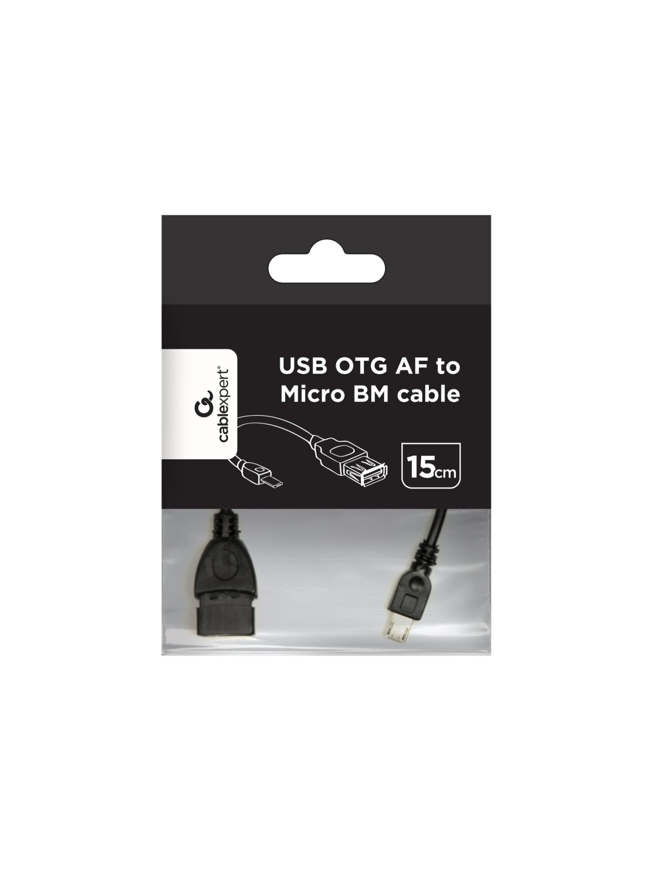 Cablexpert USB OTG AF to Micro BM cable, 0.15 m | Cablexpert 1 Cablexpert USB OTG AF to Micro BM cable, 0.15 m | Cablexpert 1