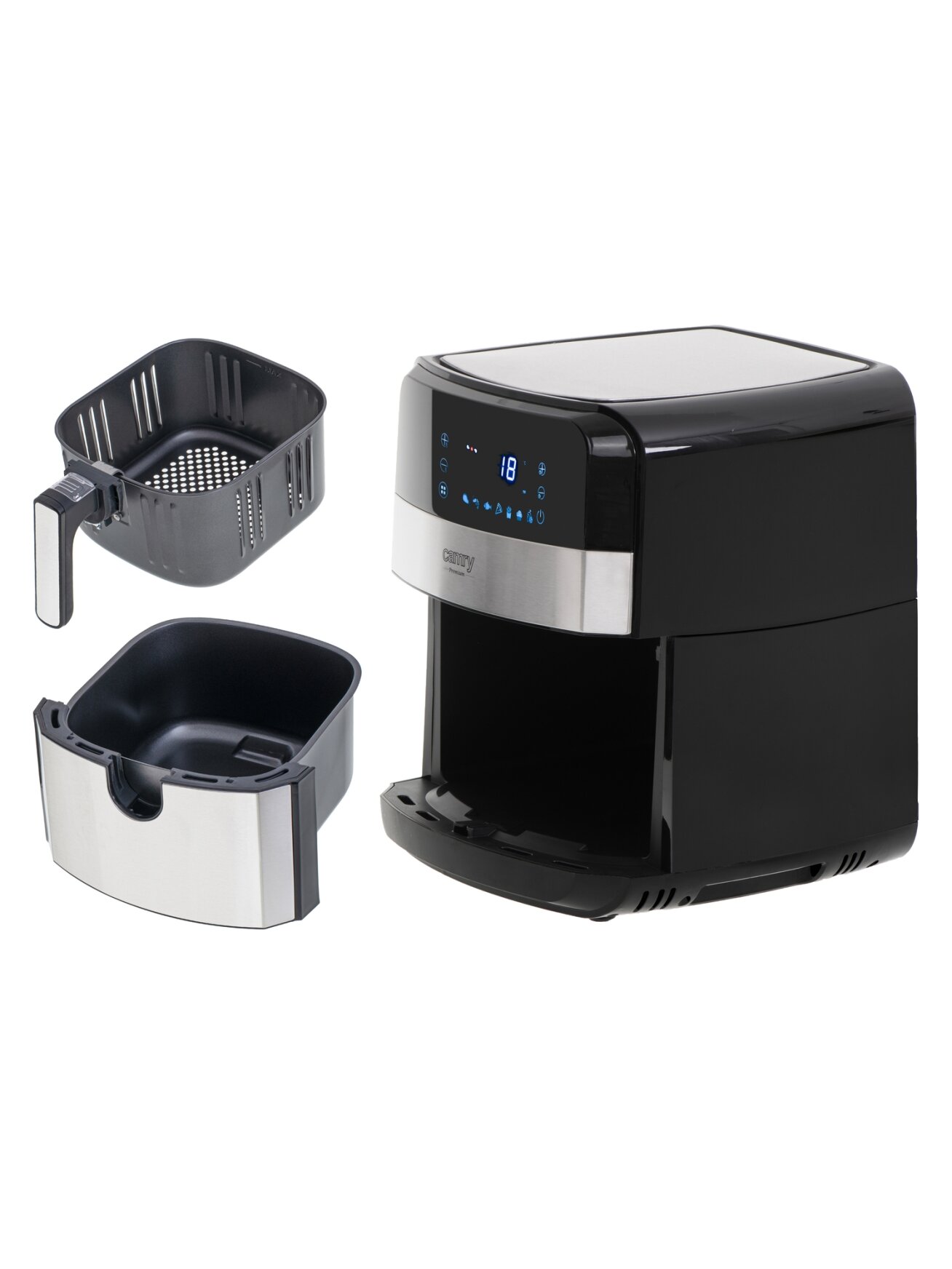 Camry | Airfryer Oven | CR 6311 | Power 1700 W | Capacity 5 L | Stainless steel/Black 4