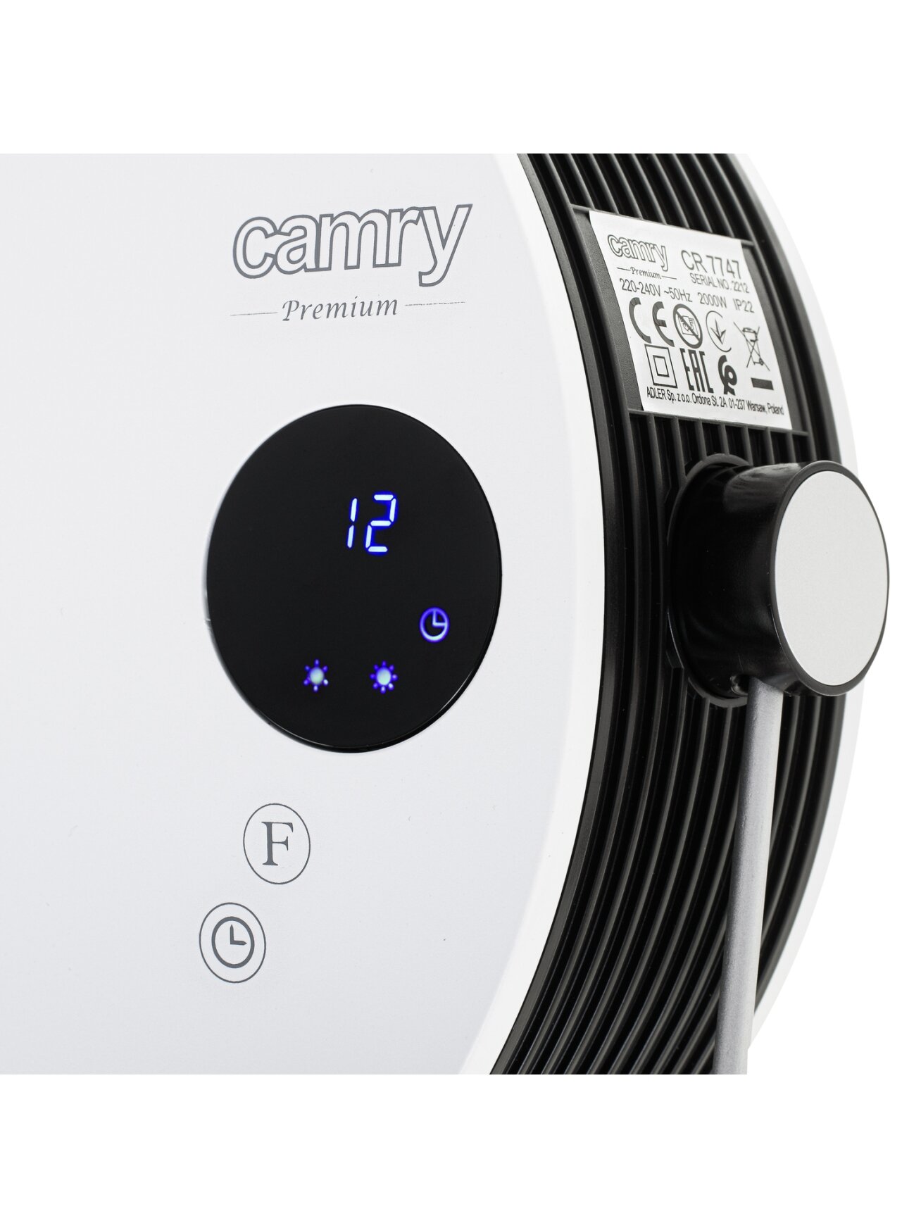 Camry | CR 7747 | Bathroom heater | 2000 W | Number of power levels 2 | White | IPX 2 4