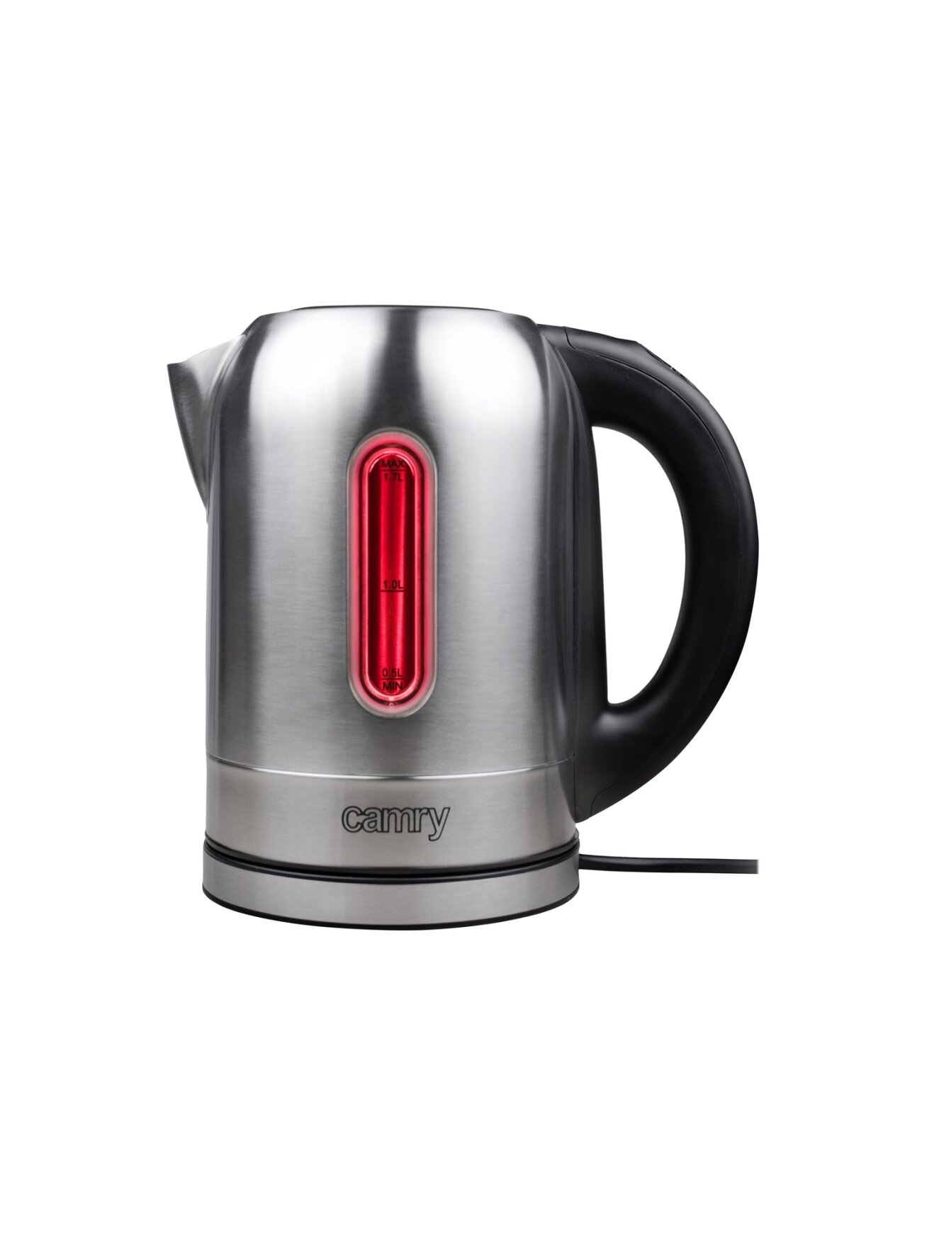 Camry | Kettle | CR 1253 | With electronic control | 2200 W | 1.7 L | Stainless steel | 360° rotational base | Stainless steel 3 Camry | Kettle | CR 1253 | With electronic control | 2200 W | 1.7 L | Stainless steel | 360° rotational base | Stainless steel 3