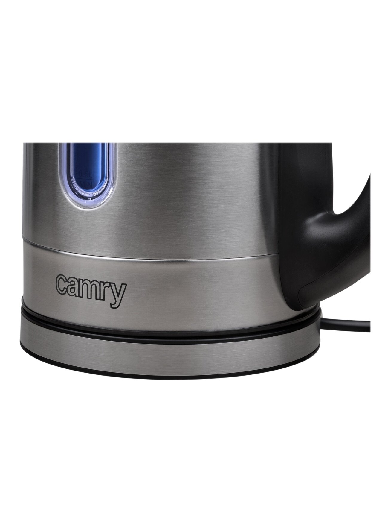 Camry | Kettle | CR 1253 | With electronic control | 2200 W | 1.7 L | Stainless steel | 360° rotational base | Stainless steel 9