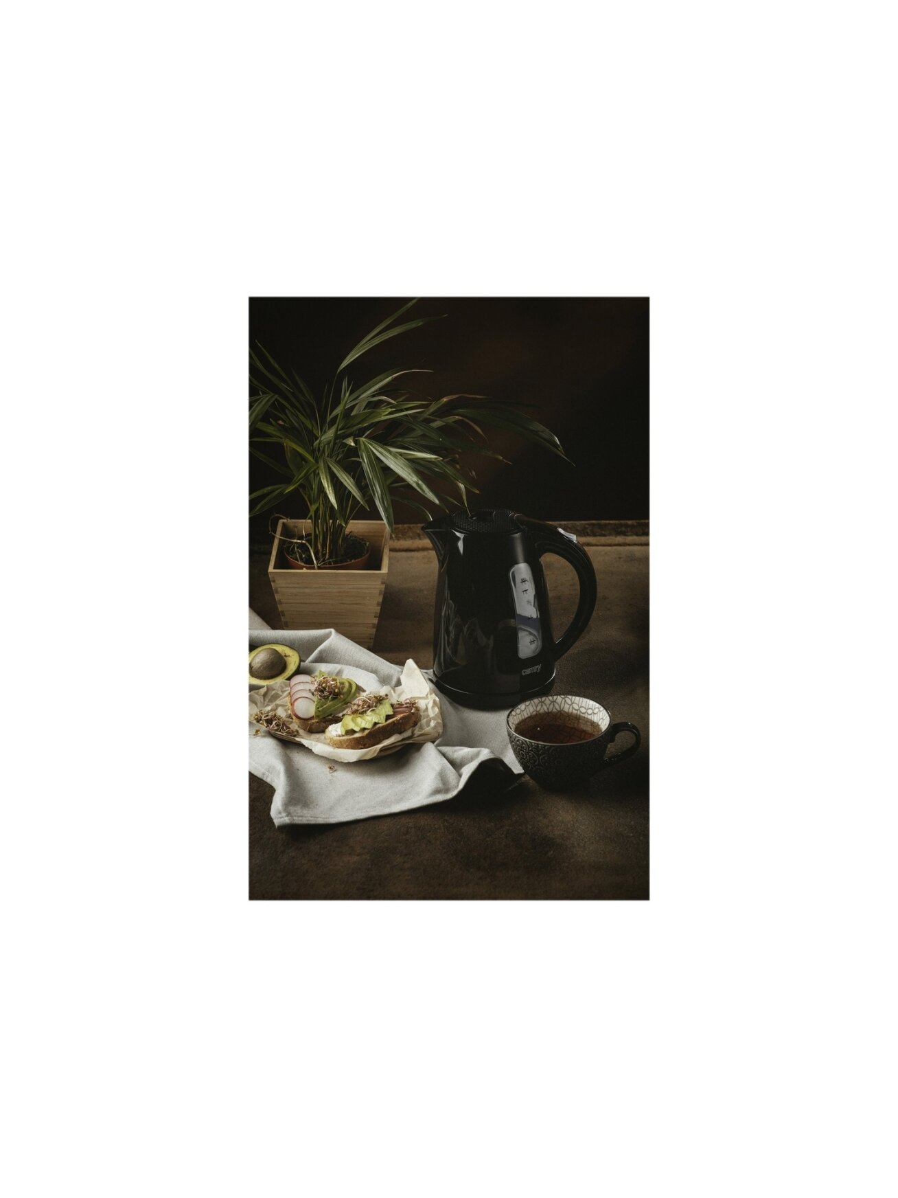 Camry | Kettle | CR 1255 | Standard | 2200 W | 1.7 L | Plastic | 360° rotational base | Black 2 Camry | Kettle | CR 1255 | Standard | 2200 W | 1.7 L | Plastic | 360° rotational base | Black 2