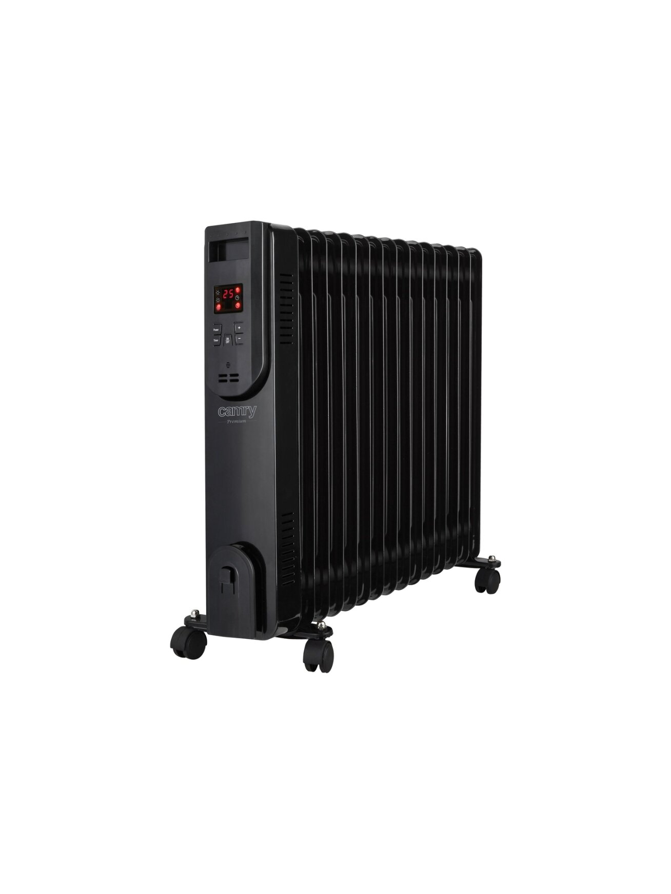 Camry | Oil-Filled Radiator with Remote Control | CR 7820 | Oil Filled Radiator | 2500 W | Number of power levels 3 | Black Camry | Oil-Filled Radiator with Remote Control | CR 7820 | Oil Filled Radiator | 2500 W | Number of power levels 3 | Black
