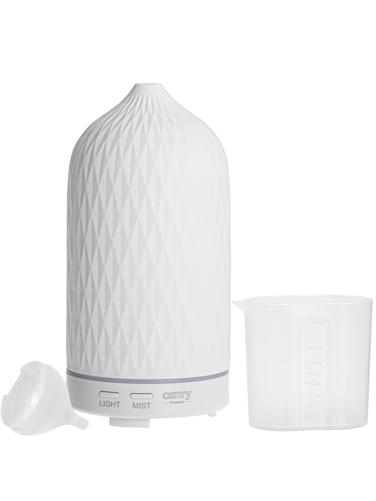 Camry | Ultrasonic aroma diffuser 3in1 | CR 7970 | Ultrasonic | Suitable for rooms up to 25 m² | White 2 Camry | Ultrasonic aroma diffuser 3in1 | CR 7970 | Ultrasonic | Suitable for rooms up to 25 m² | White 2
