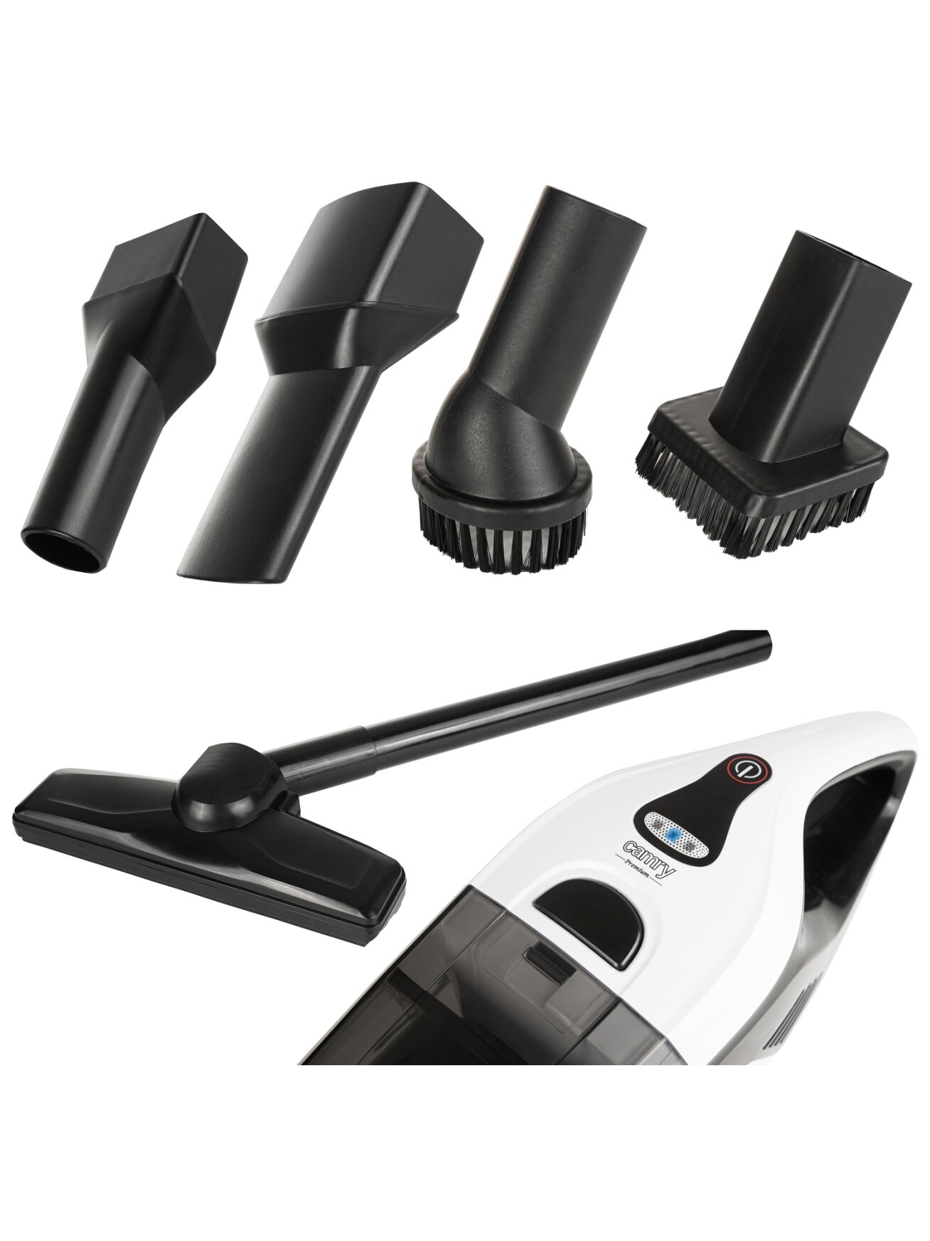 Camry | Vacuum Cleaner | CR 7046 | Cordless operating | Bagless | 200 W | Operating time (max) 20 min | Black/White | Warranty 24 month(s) 9 Camry | Vacuum Cleaner | CR 7046 | Cordless operating | Bagless | 200 W | Operating time (max) 20 min | Black/White | Warranty 24 month(s) 9