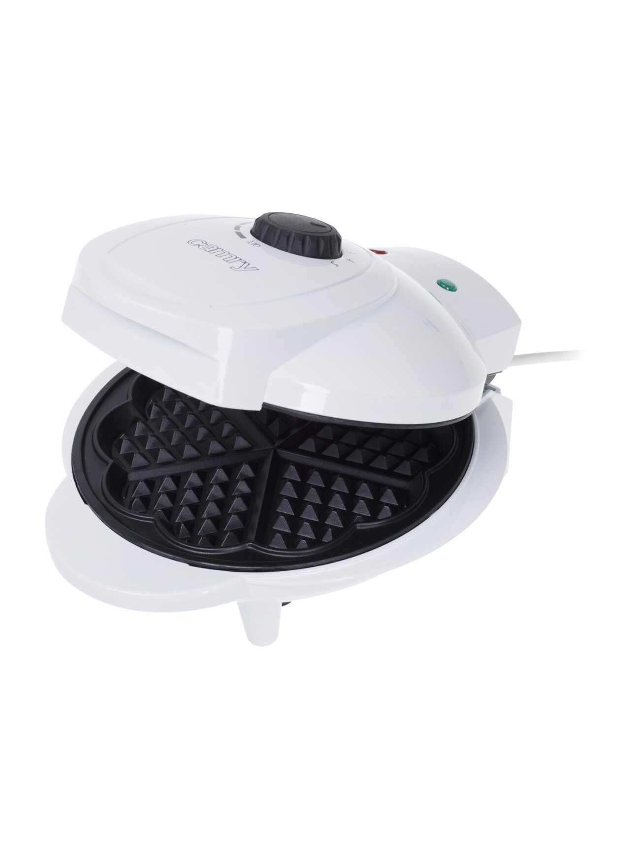 Camry | Waffle maker | CR 3022 | 1000 W | Number of pastry 5 | Heart shaped | White Camry | Waffle maker | CR 3022 | 1000 W | Number of pastry 5 | Heart shaped | White