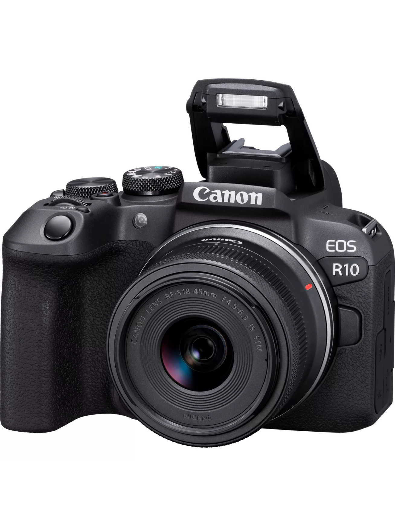 Canon | D.CAM EOS R10 RF-S 18-45 IS STM EU26 | Megapixel 24.2 MP | Image stabilizer | ISO sensitivity (max) 32000 | Wi-Fi | Video recording | Manual | CMOS | Black 2
