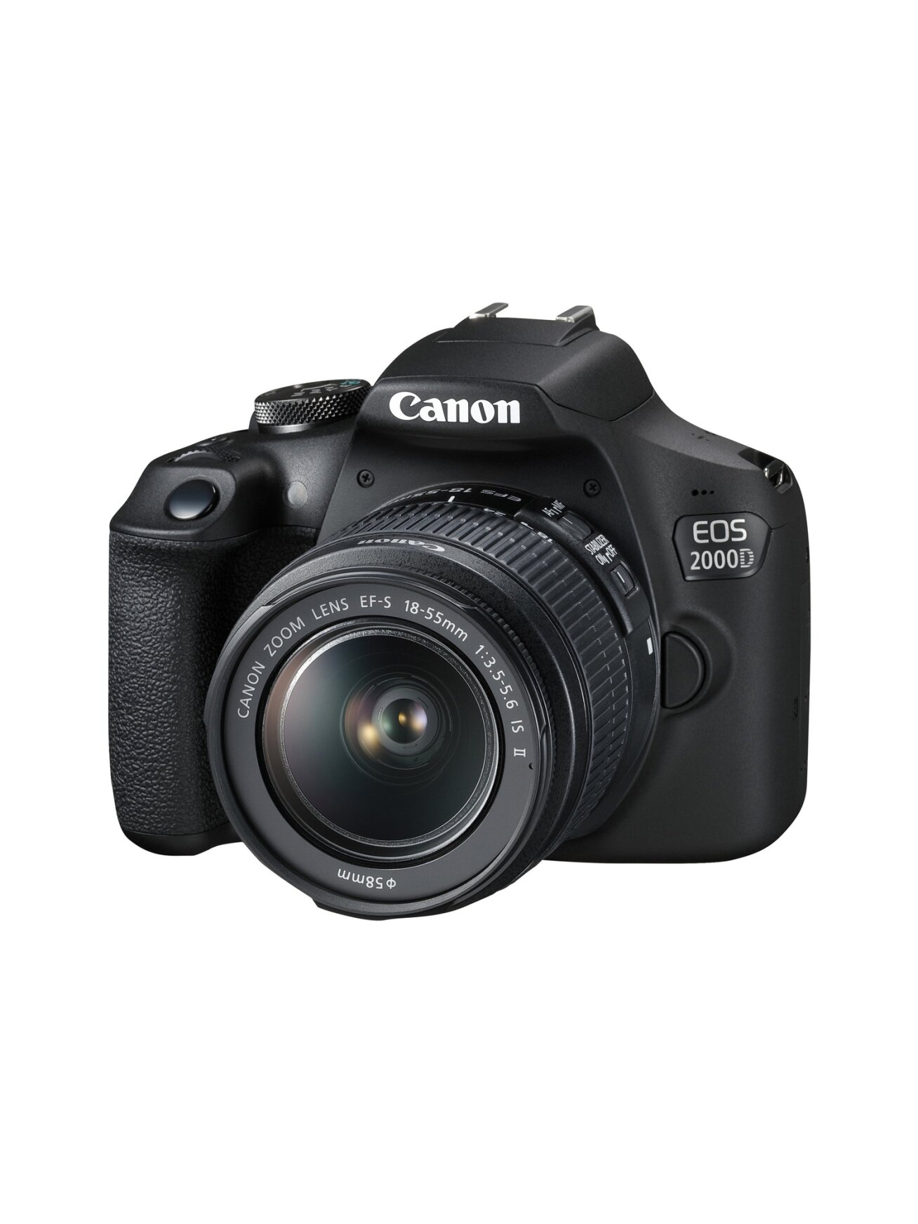 Canon | EOS | 2000D 18-55 IS II EU26 | SLR Camera Kit | Megapixel 24.1 MP | Image stabilizer | ISO sensitivity (max) 12800 | Display diagonal 3.0 " | Wi-Fi | Video recording | APS-C | Black Canon | EOS | 2000D 18-55 IS II EU26 | SLR Camera Kit | Megapixel 24.1 MP | Image stabilizer | ISO sensitivity (max) 12800 | Display diagonal 3.0 " | Wi-Fi | Video recording | APS-C | Black