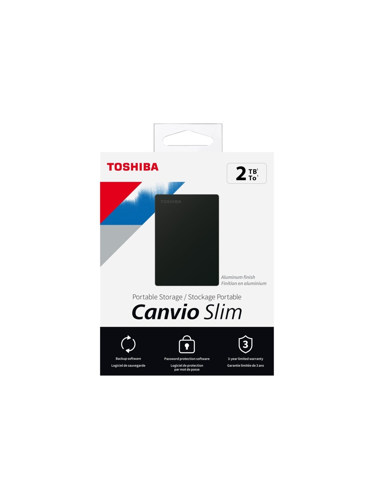 Canvio Slim | HDTD320EK3EA | 2000 GB | 2.5 " | USB 3.2 Gen1 | Black 5