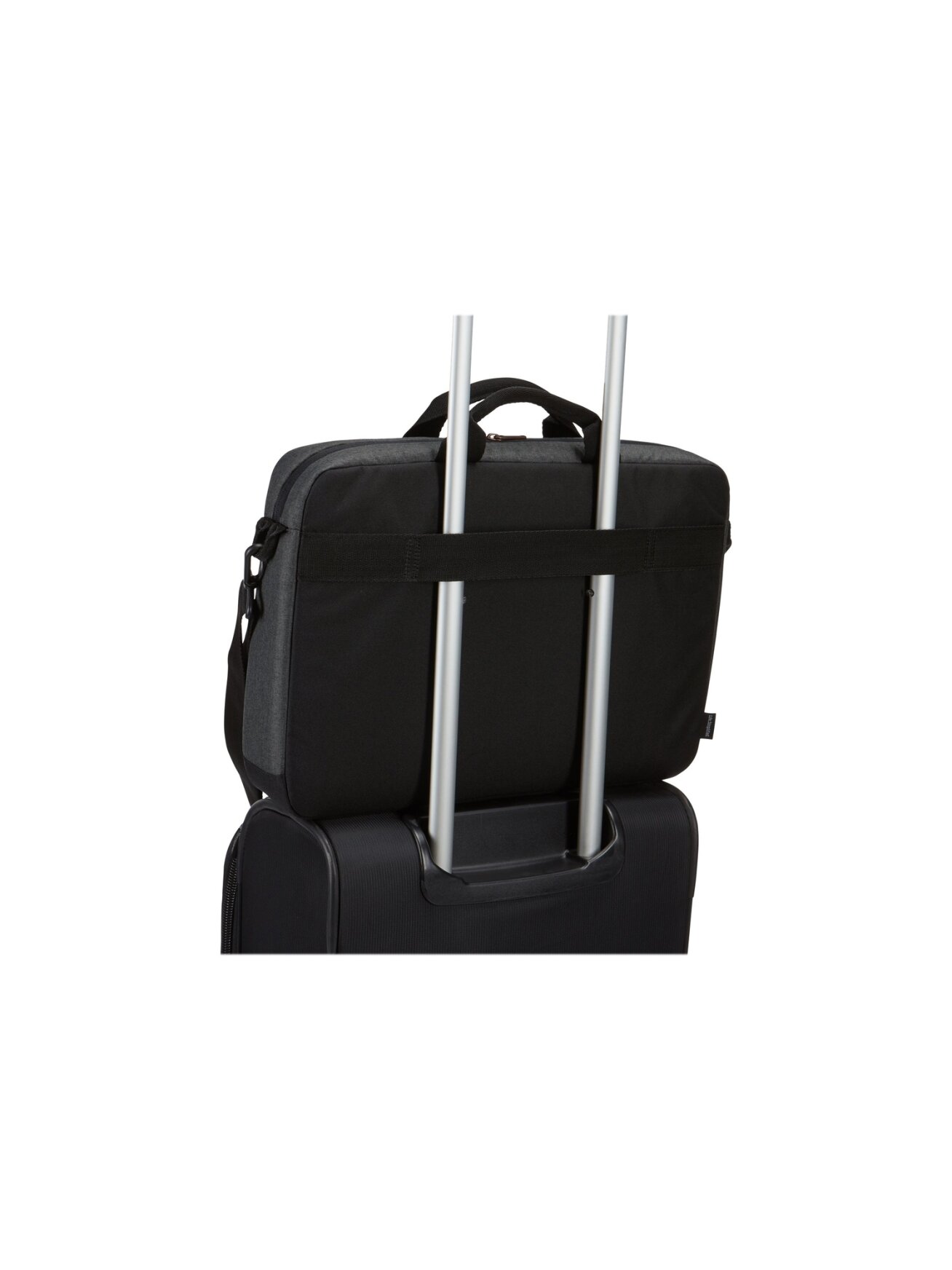 Case Logic | Era Attaché | Fits up to size 15.6 " | Messenger - Briefcase | Obsidian | Shoulder strap 5