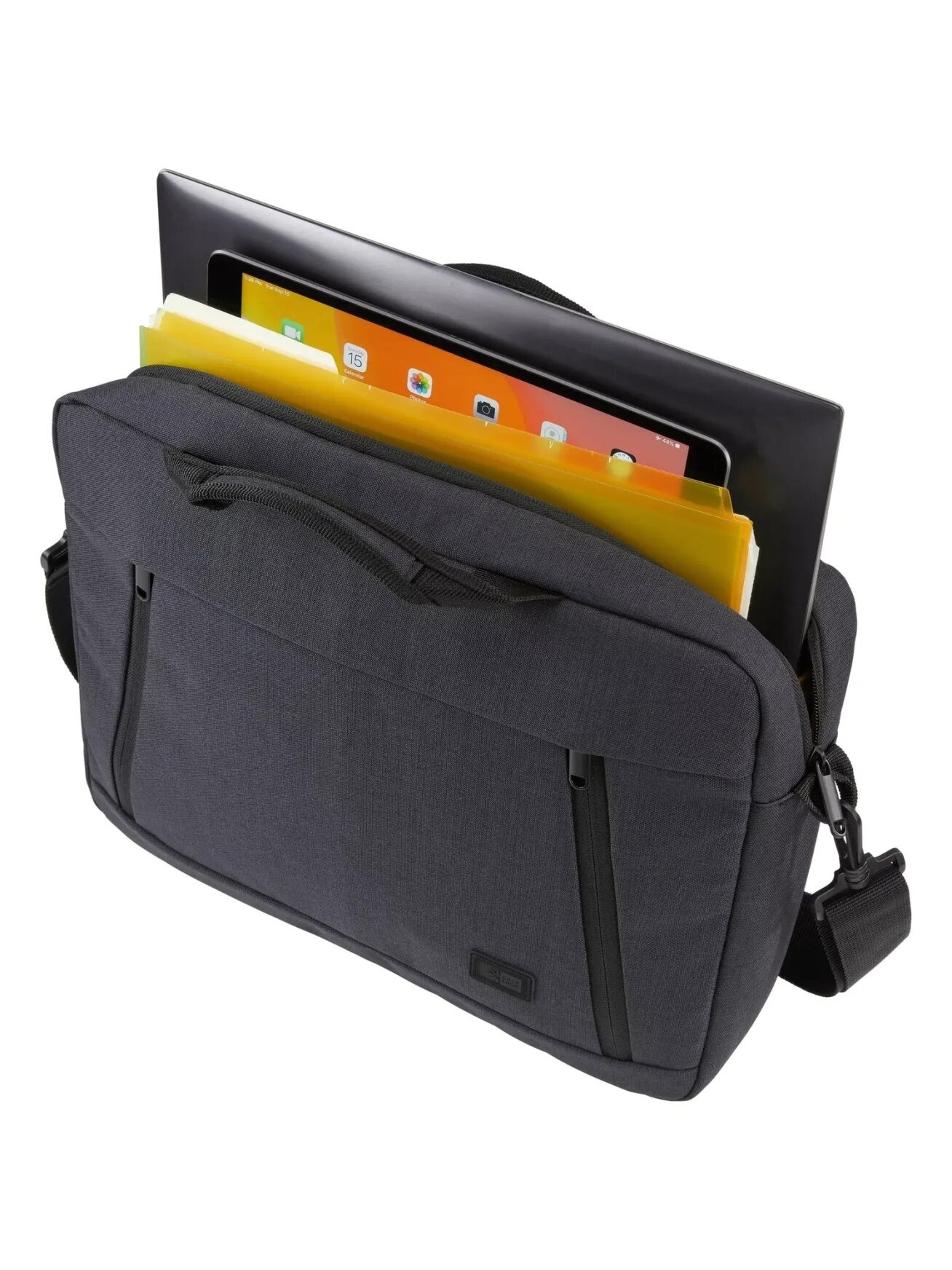 Case Logic Huxton | Fits up to size 14 " | Laptop attaché | Black | Shoulder strap 3 Case Logic Huxton | Fits up to size 14 " | Laptop attaché | Black | Shoulder strap 3