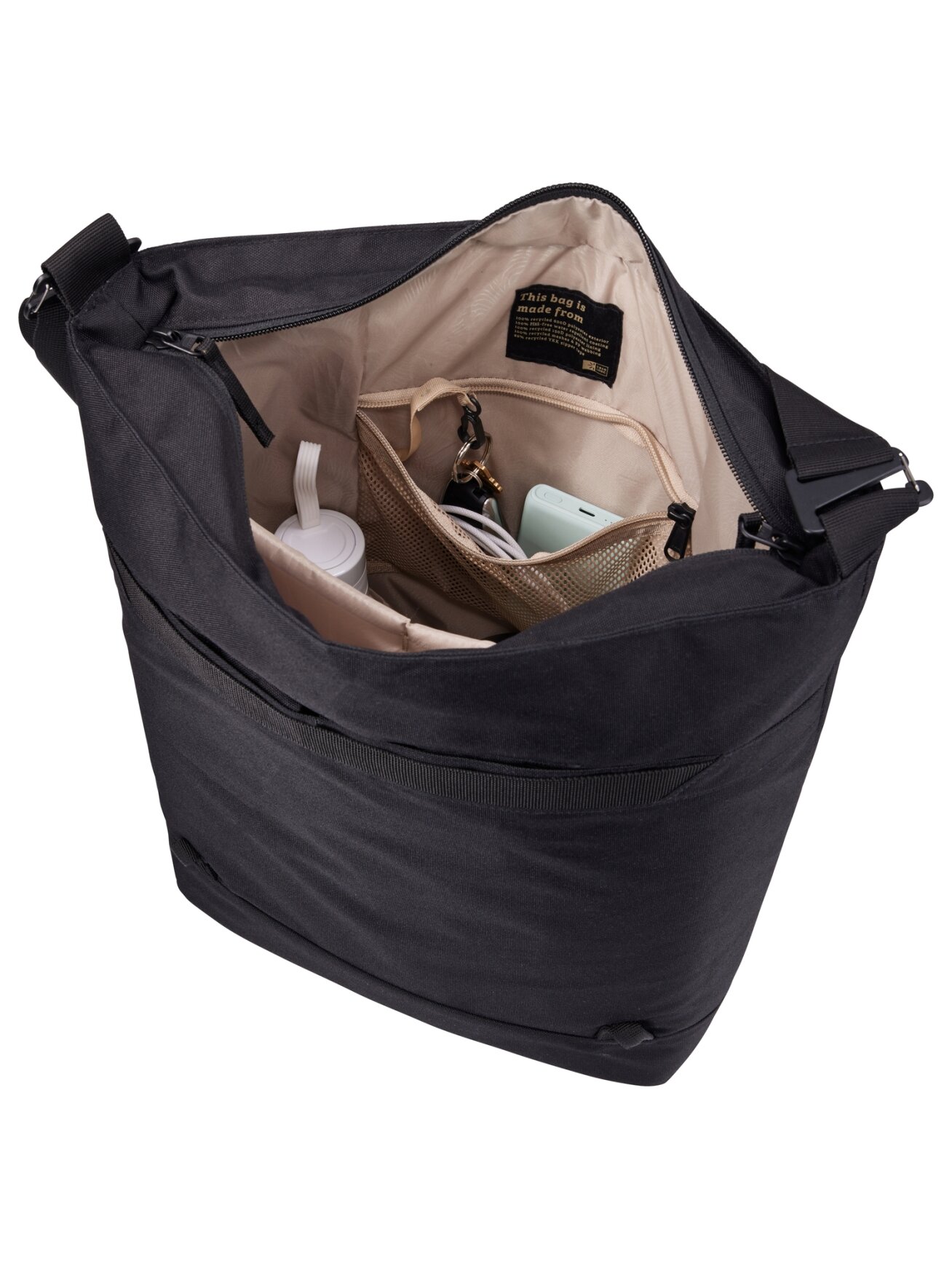 Case Logic | INVIT116 | Invigo Eco Convertible Tote | Tote | Black 4 Case Logic | INVIT116 | Invigo Eco Convertible Tote | Tote | Black 4