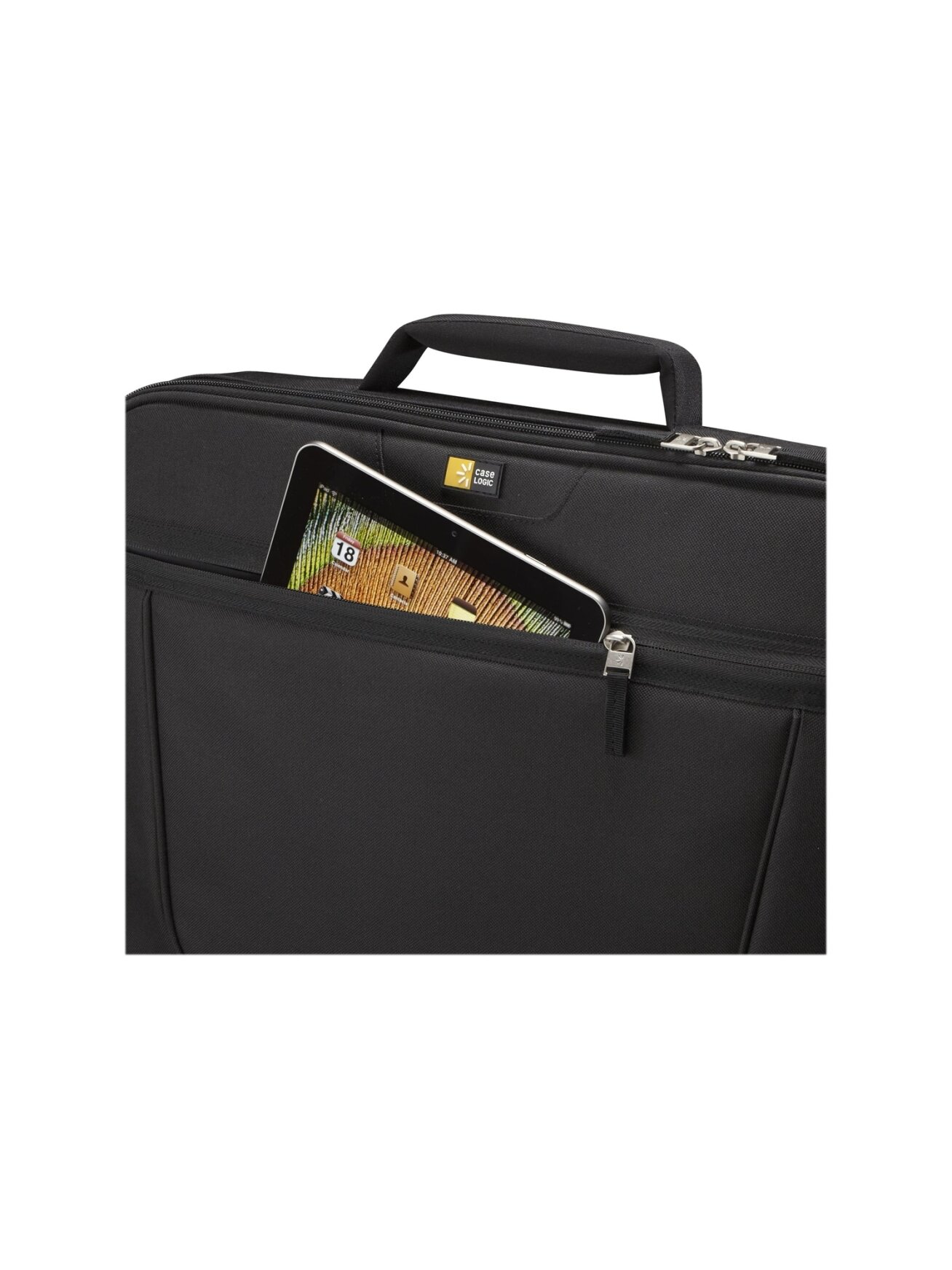 Case Logic | VNCI217 | Fits up to size 17.3 " | Messenger - Briefcase | Black | Shoulder strap 4