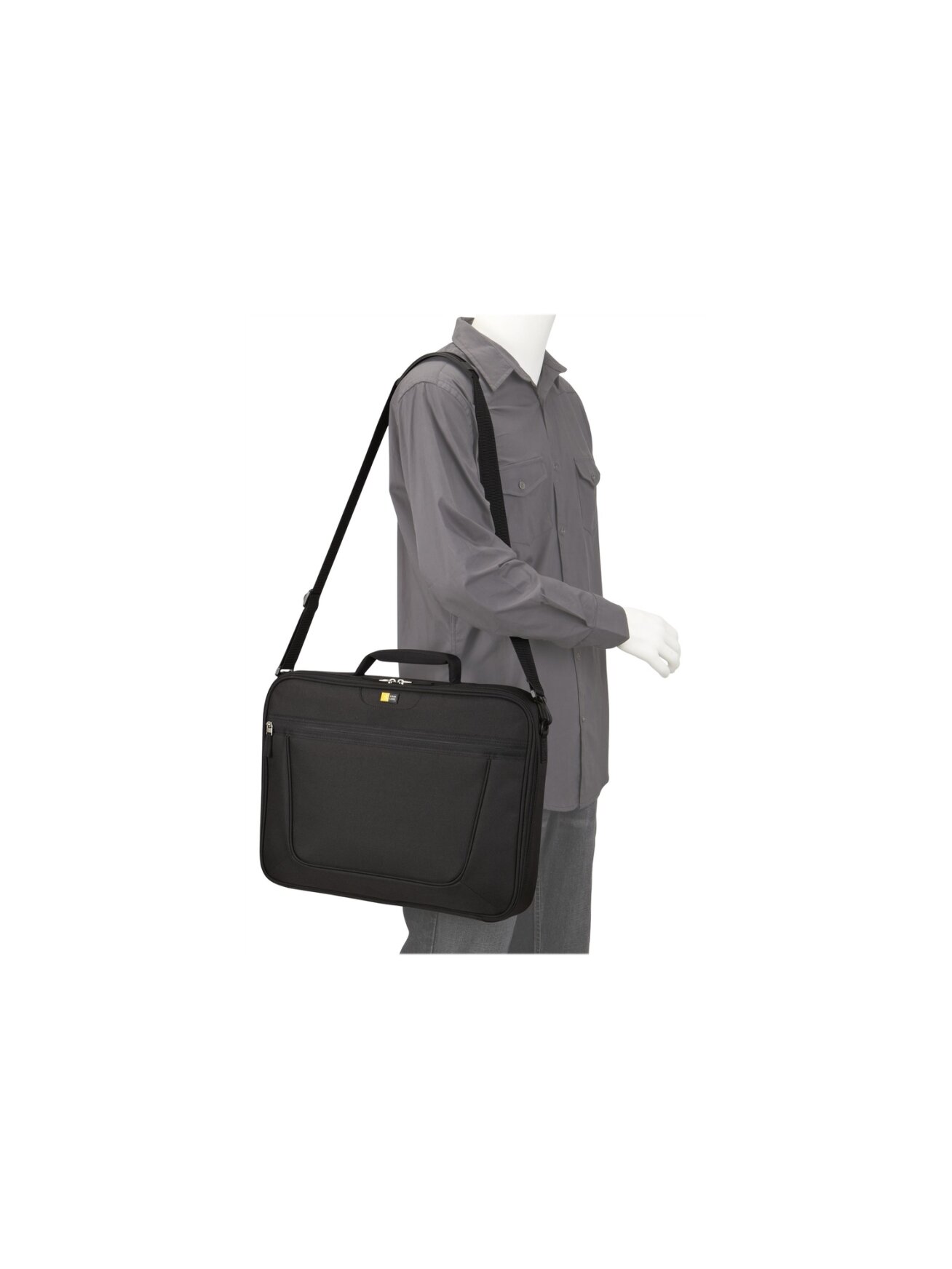 Case Logic | VNCI217 | Fits up to size 17.3 " | Messenger - Briefcase | Black | Shoulder strap 8