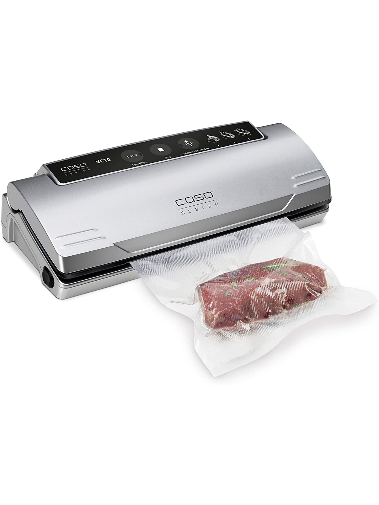 Caso | Bar Vacuum sealer | VC10 | Power 110 W | Temperature control | Silver 1 Caso | Bar Vacuum sealer | VC10 | Power 110 W | Temperature control | Silver 1